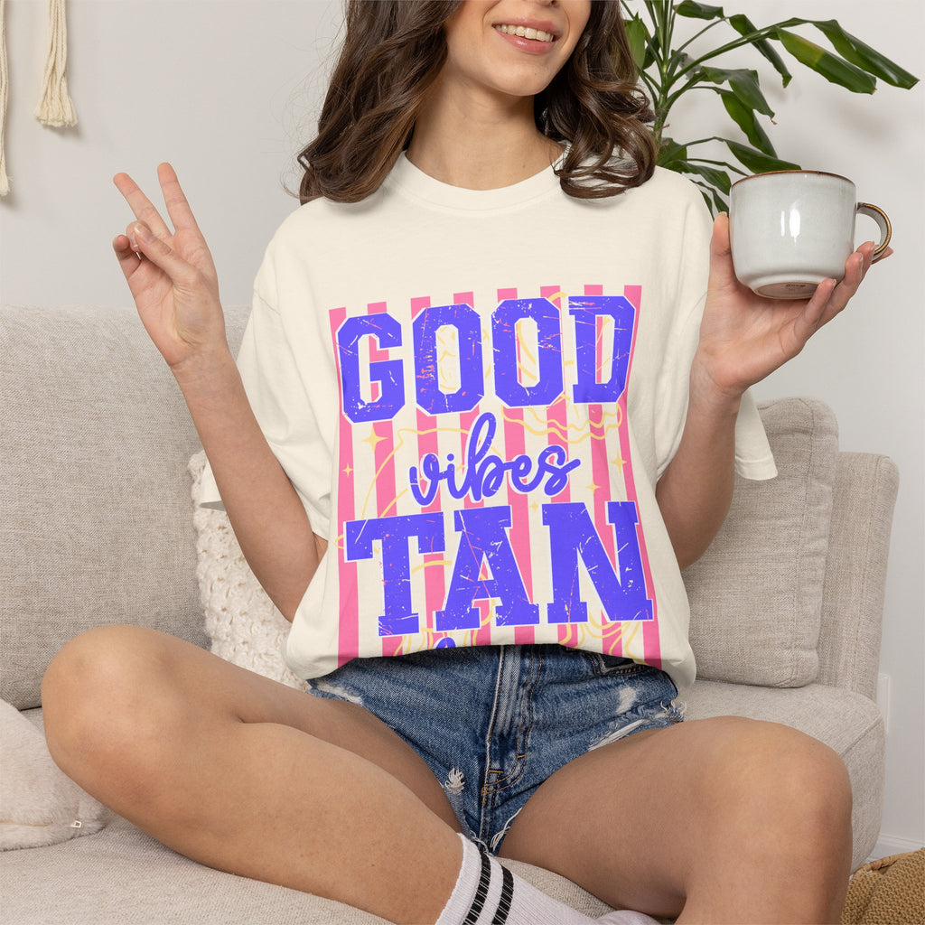 Good Vibes Tan Lines T-Shirt