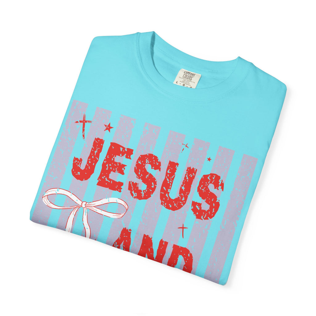 Jesus and Softball Graphic T-shirt