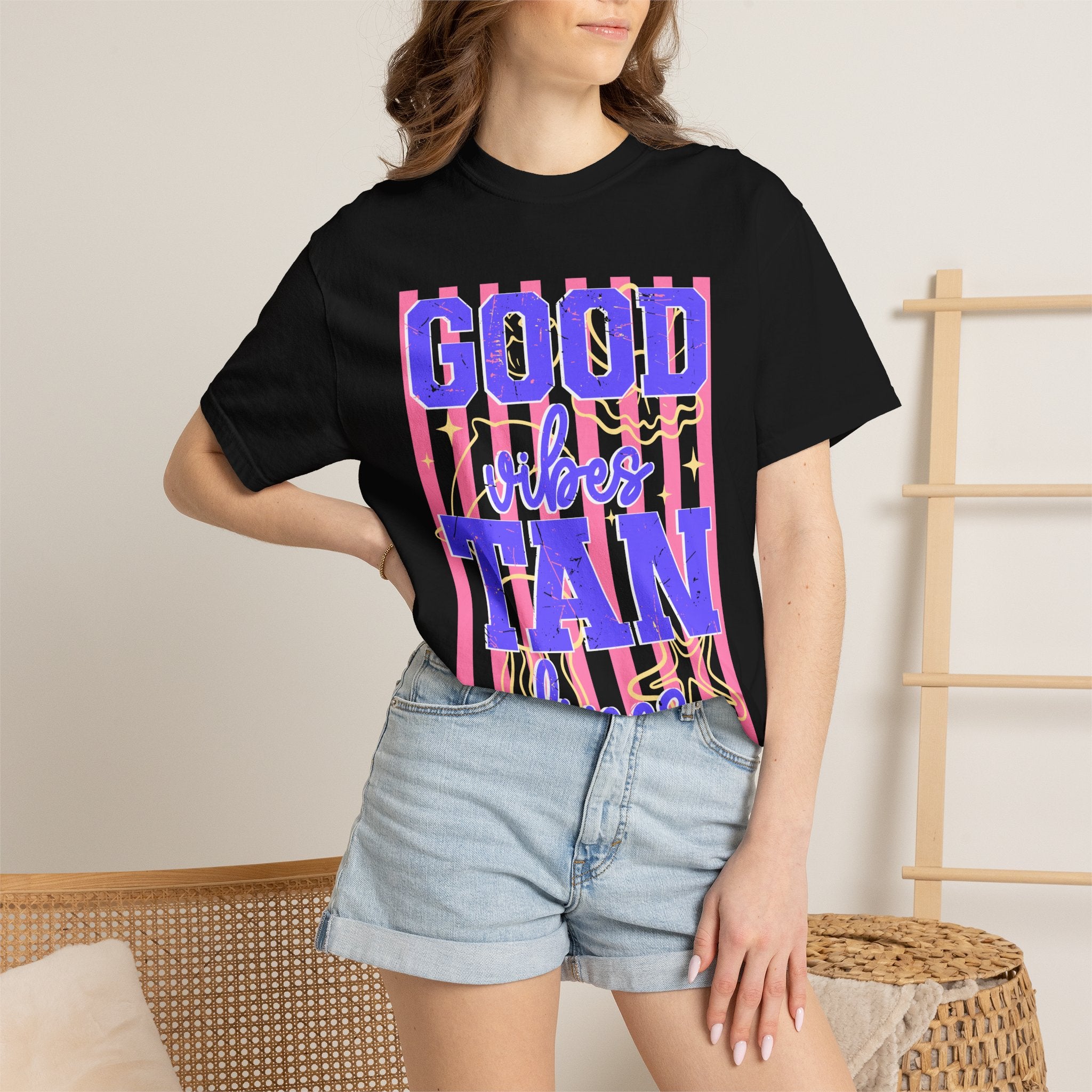 Good Vibes Tan Lines T-Shirt