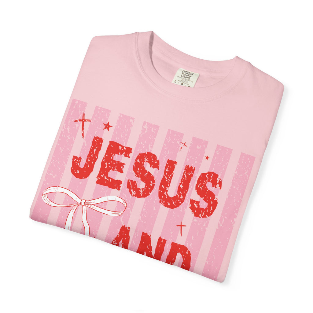 Jesus and Softball Graphic T-shirt