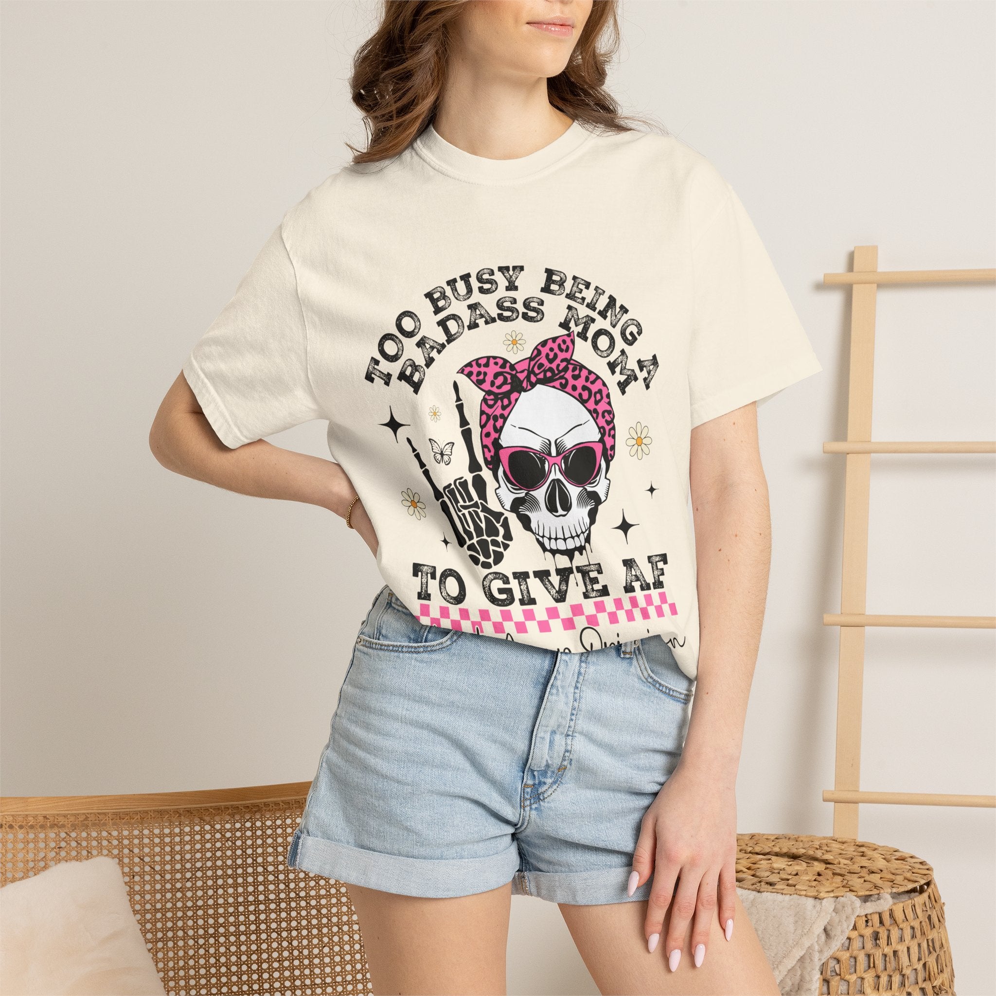 Badass Mom Skull T-Shirt