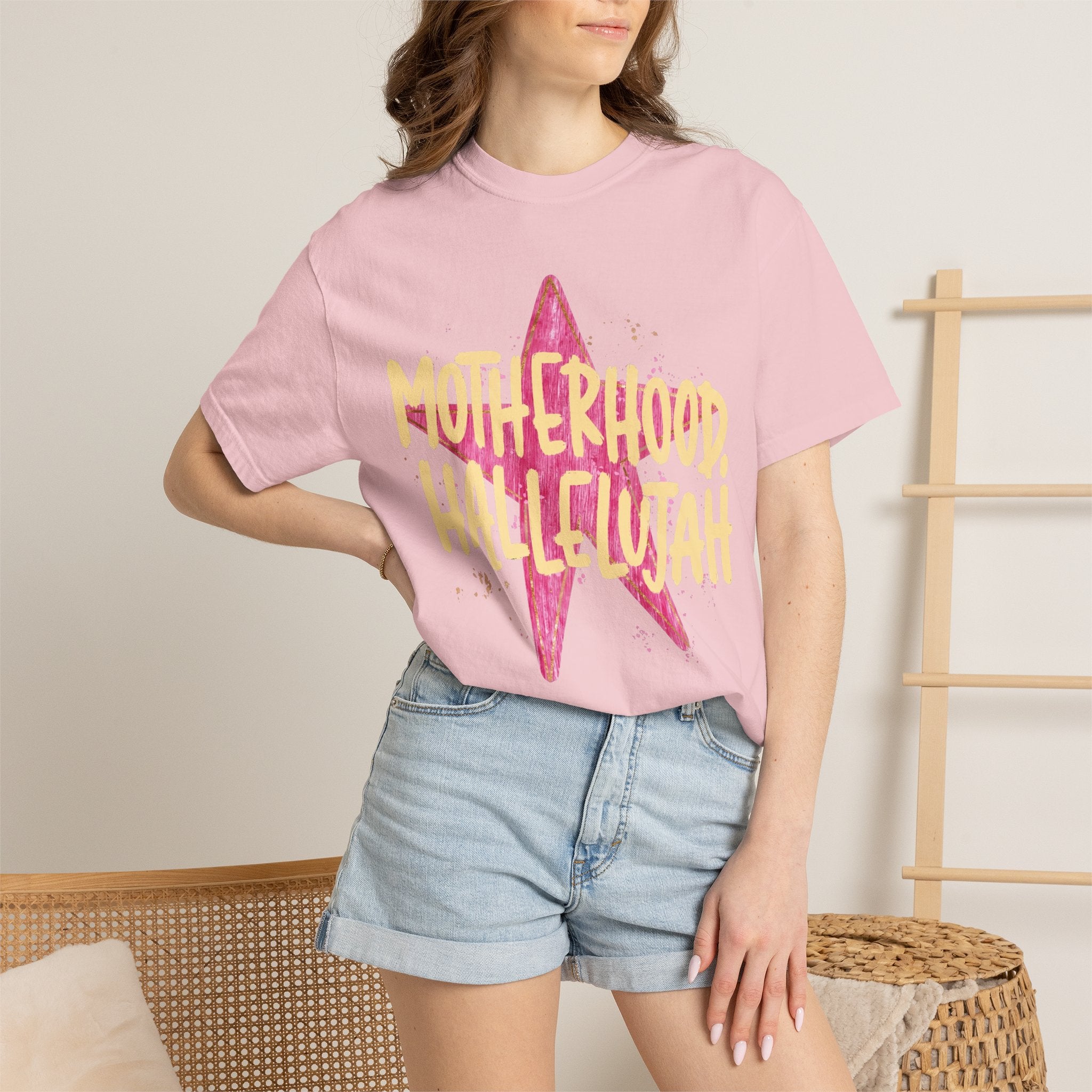 Motherhood Hallelujah T-Shirt — Inspirational Mom Graphic Tee