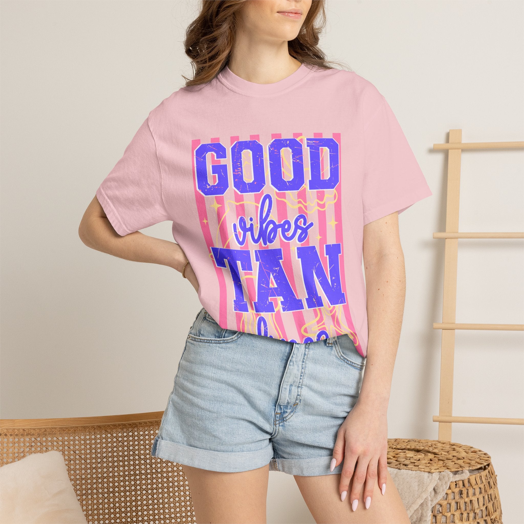 Good Vibes Tan Lines T-Shirt