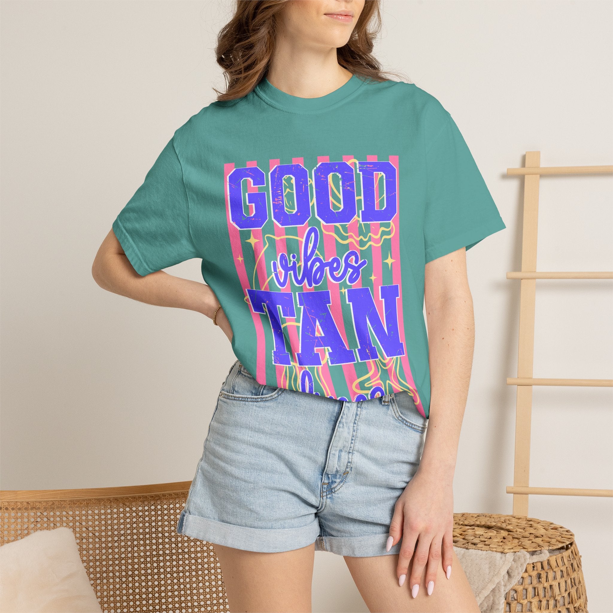 Good Vibes Tan Lines T-Shirt