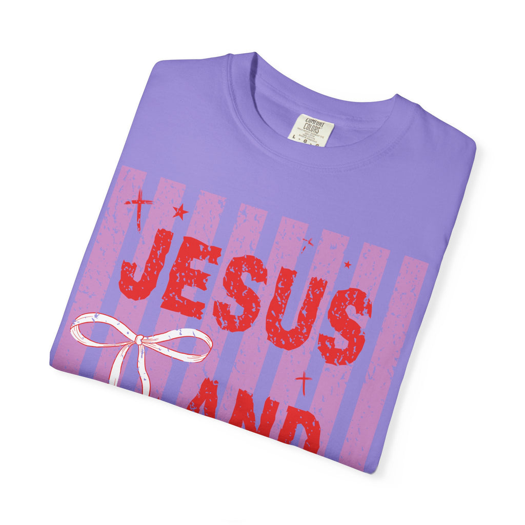 Jesus and Softball Graphic T-shirt