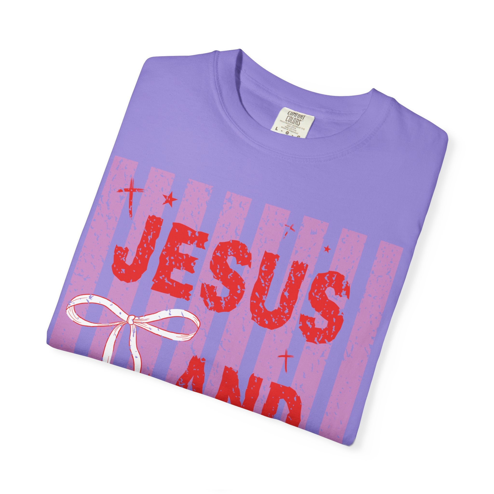 Jesus and Softball Graphic T-shirt