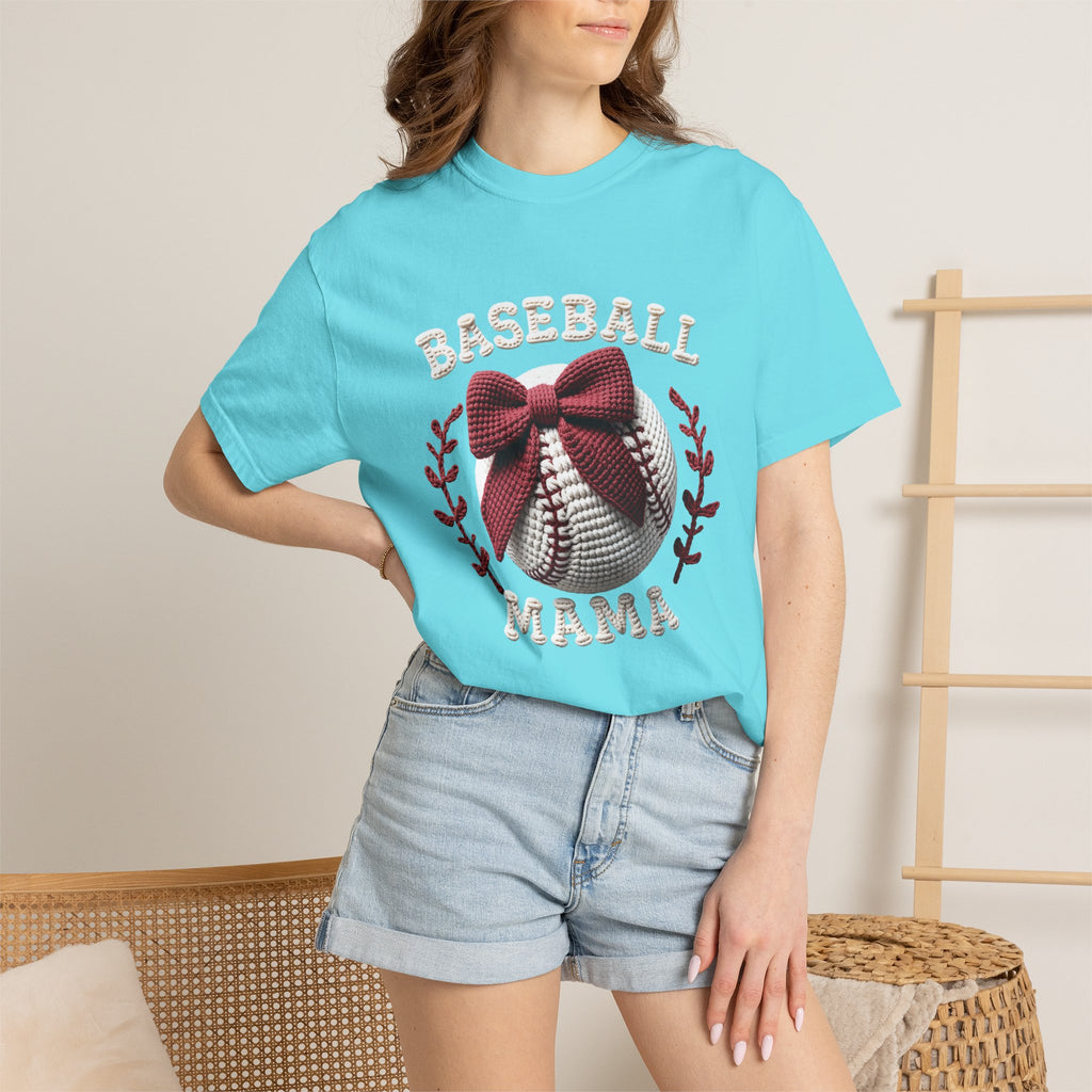 Bow Baseball Mom Tee