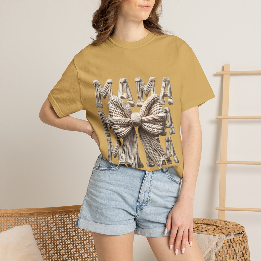 Cozy Knit Bow Mother's Day Tee