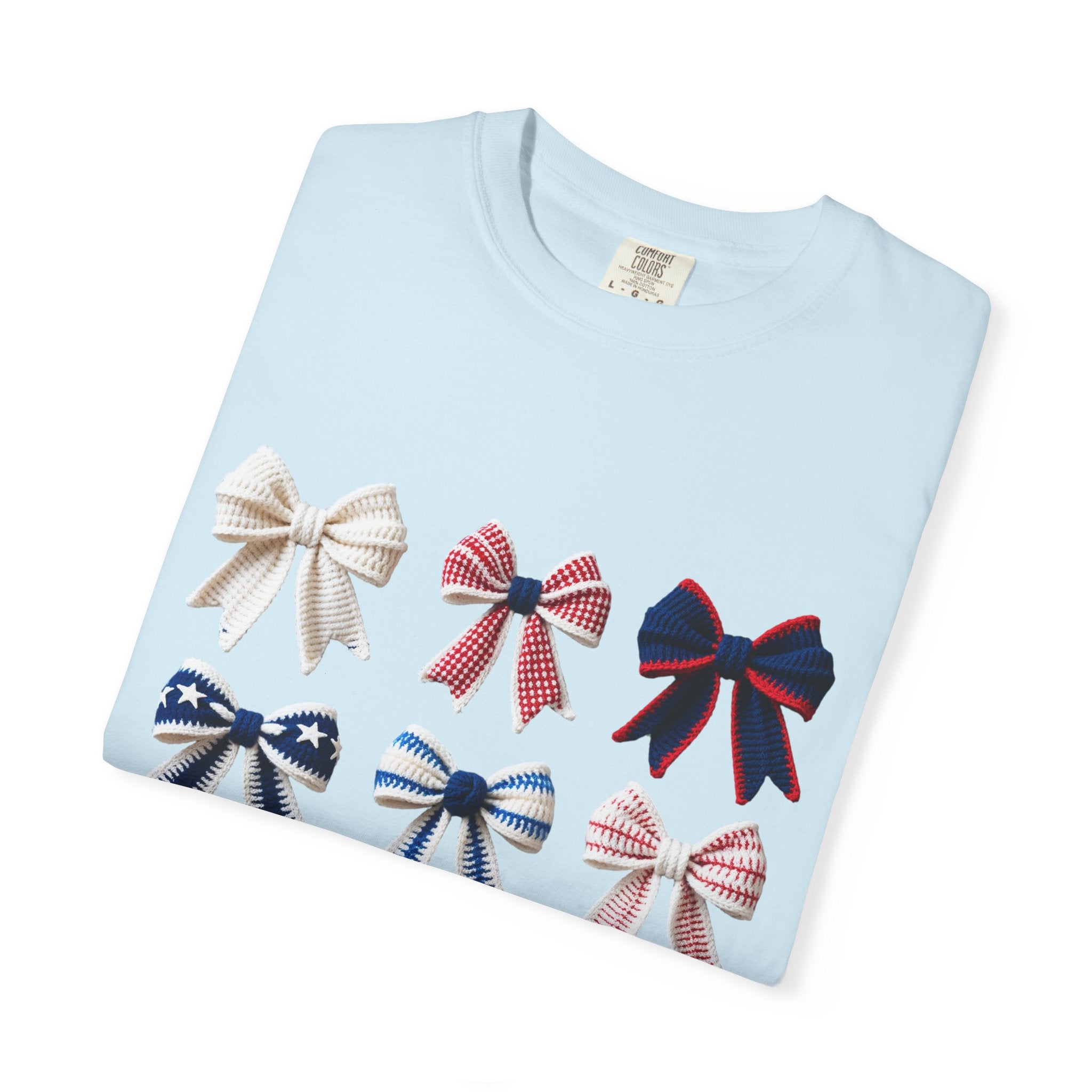 Bow Grid Graphic T-Shirt