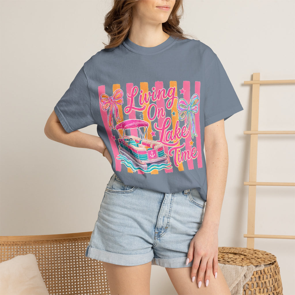 Living On Lake Time T-Shirt