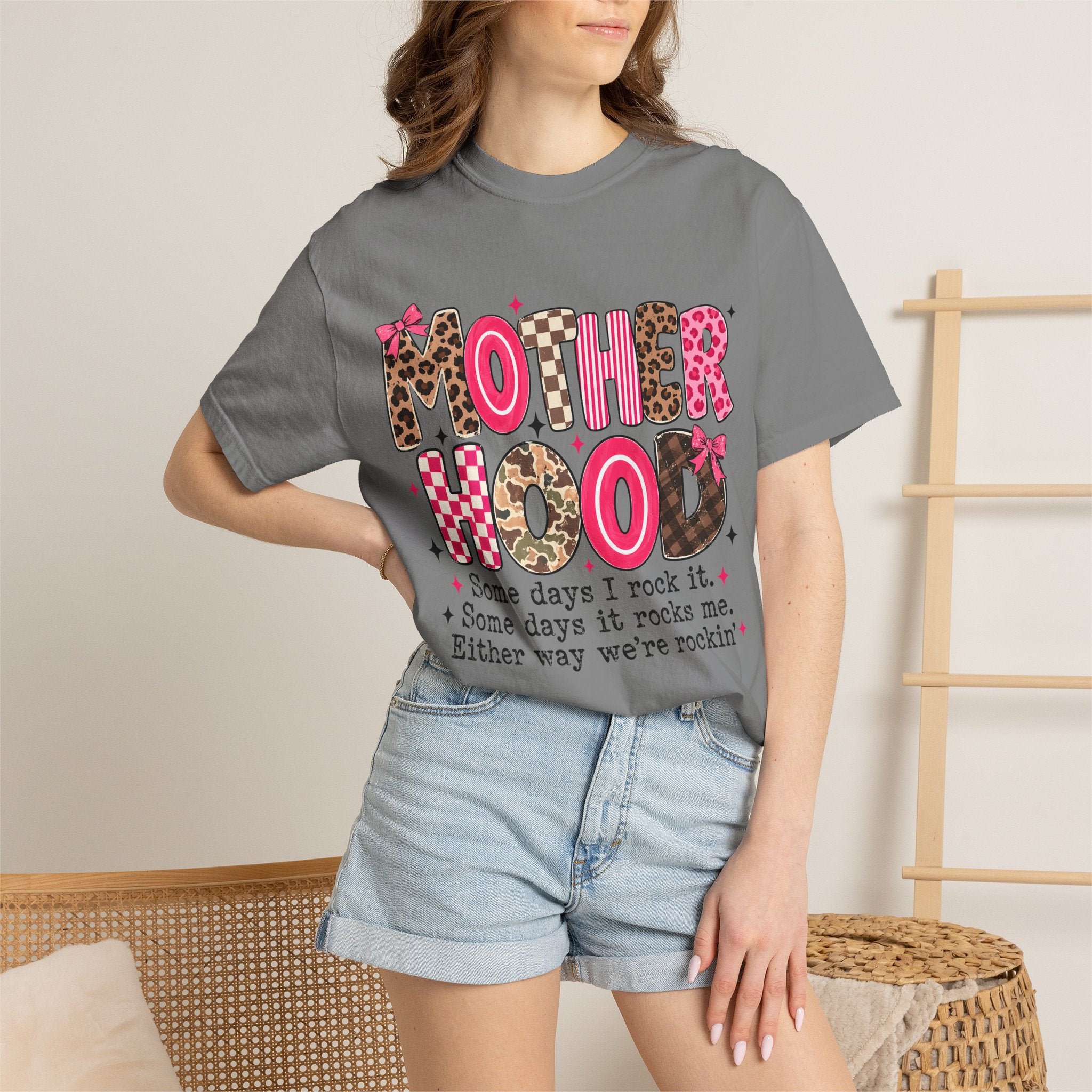 Some Days I Rock It' Casual Mom Tee