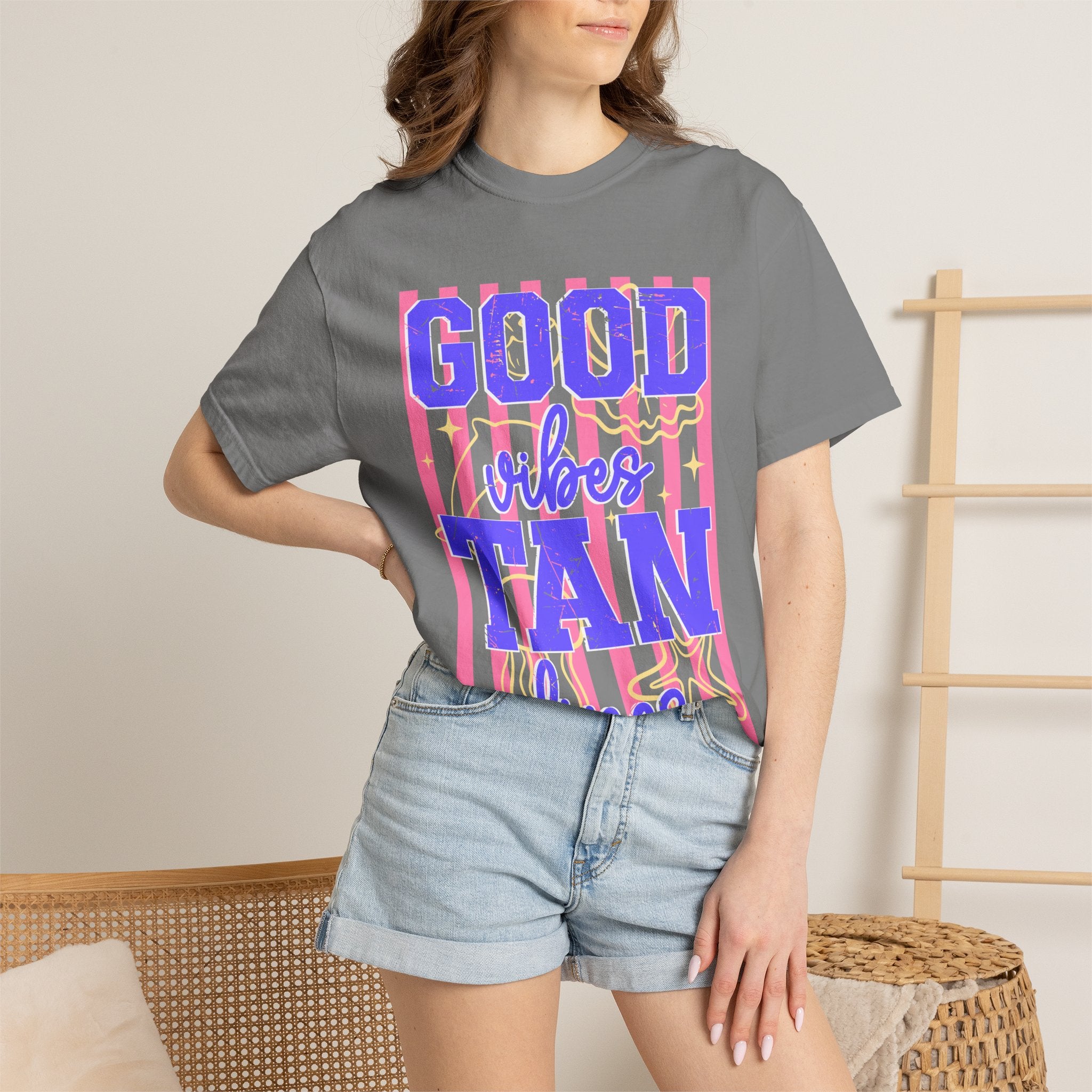 Good Vibes Tan Lines T-Shirt