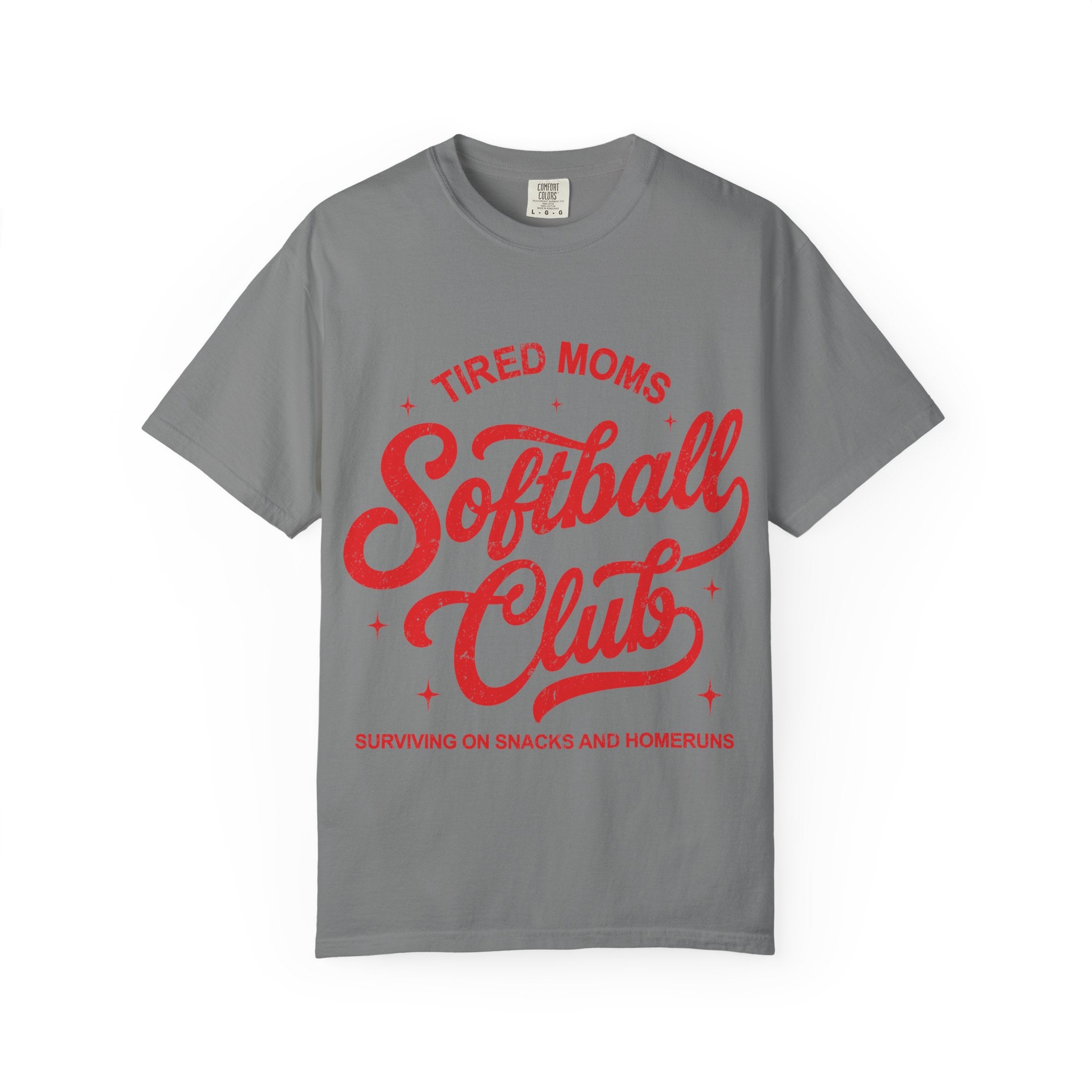 Tired Moms Softball Graphic T-shirt