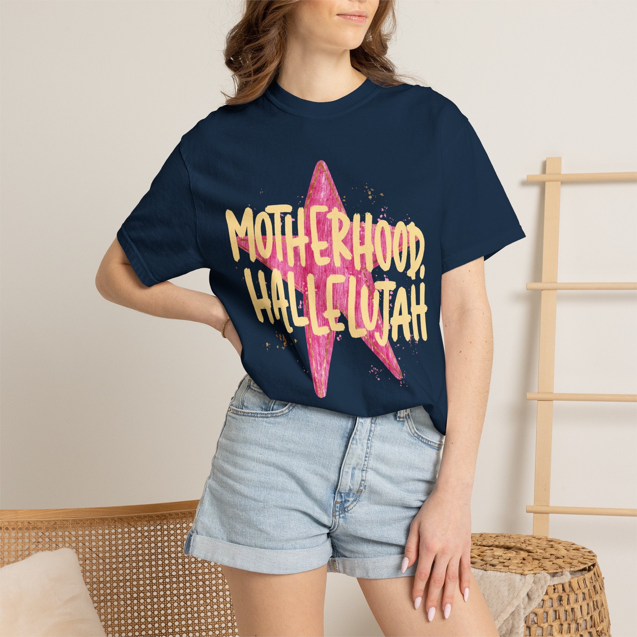 Motherhood Hallelujah T-Shirt — Inspirational Mom Graphic Tee