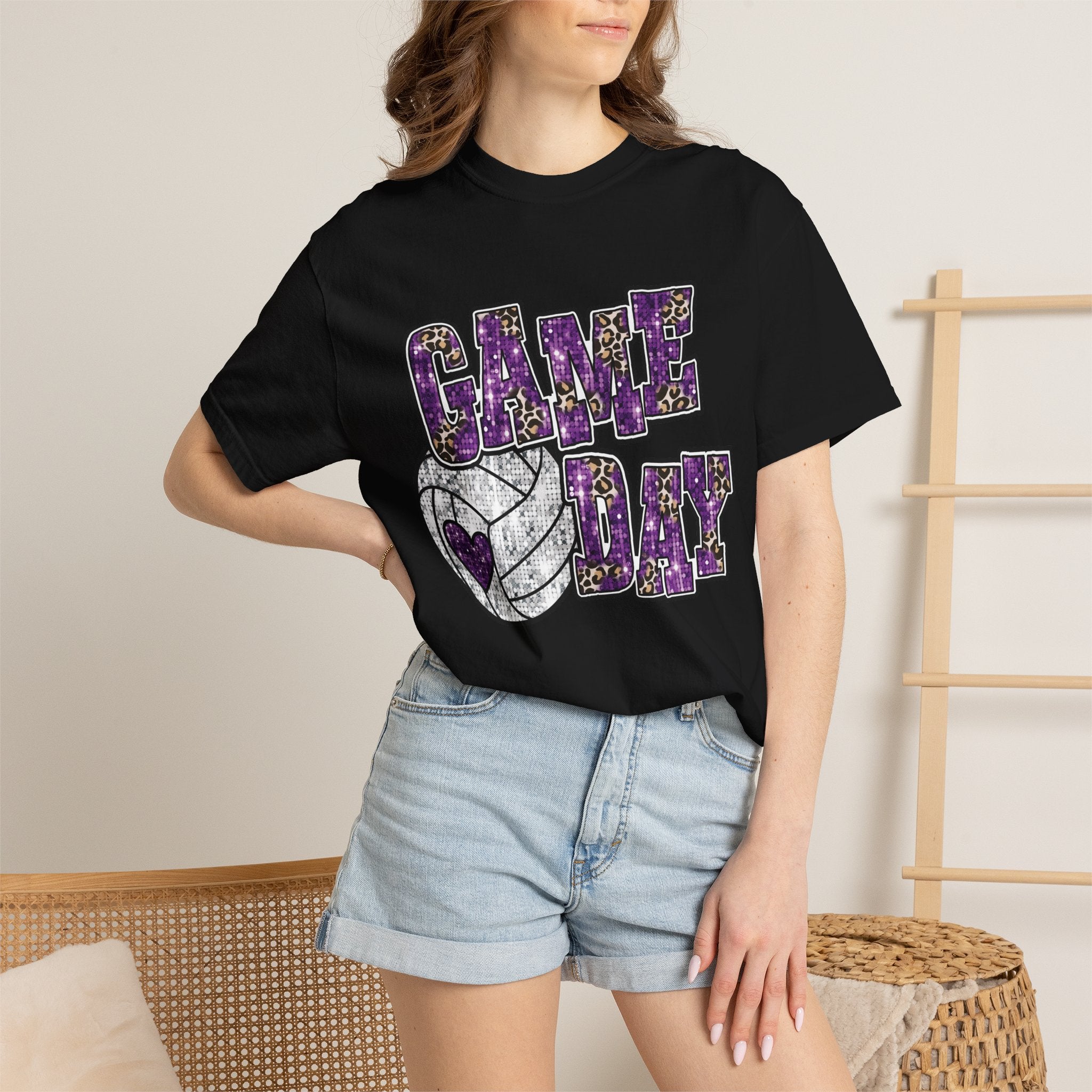 Game Day Volleyball T-Shirt — Purple Heart Athletic Tee