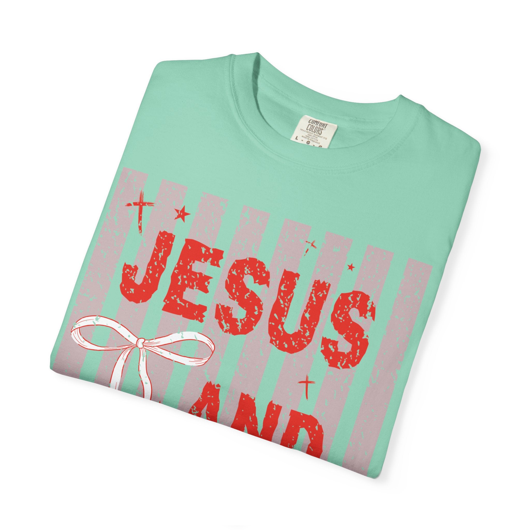 Jesus and Softball Graphic T-shirt
