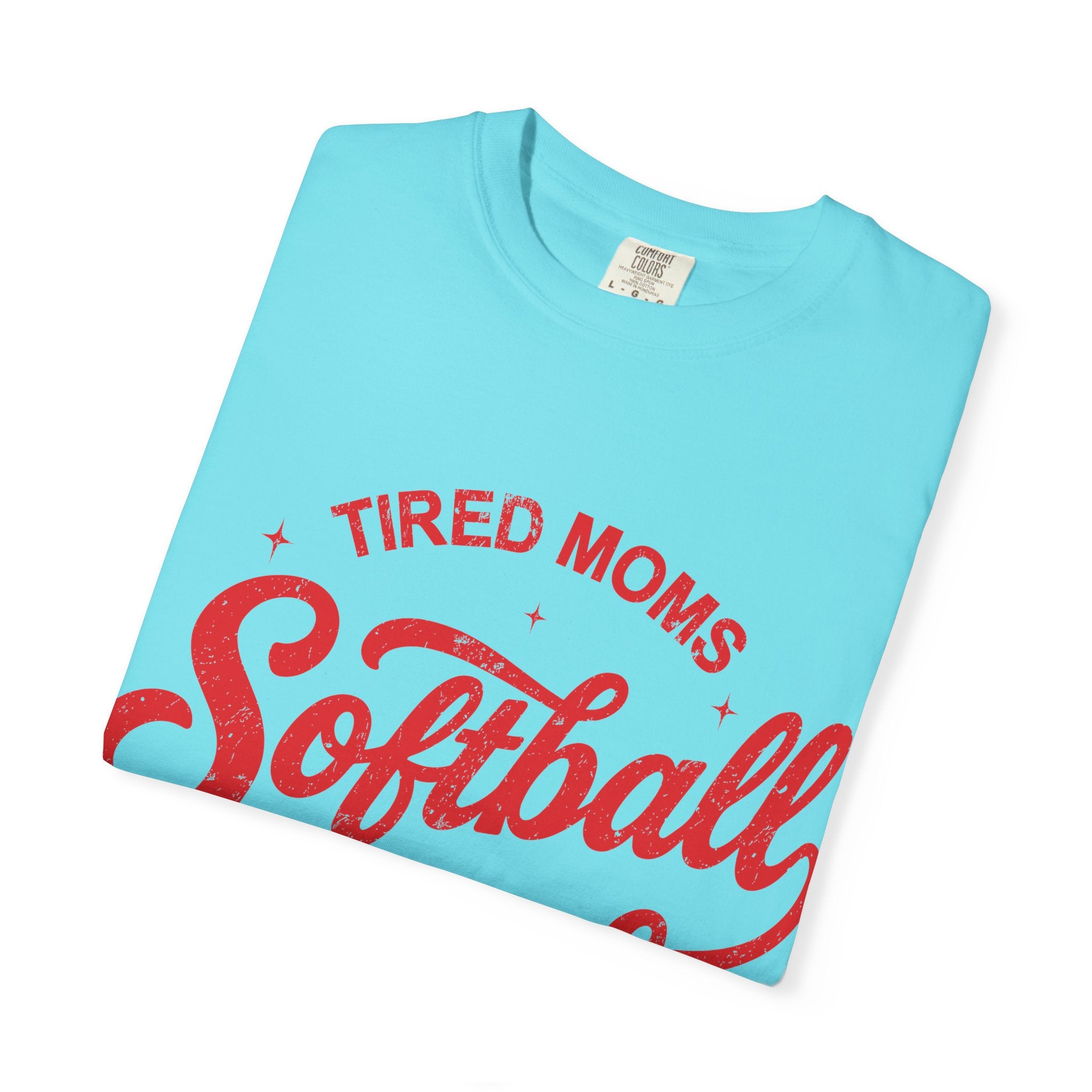 Tired Moms Softball Graphic T-shirt