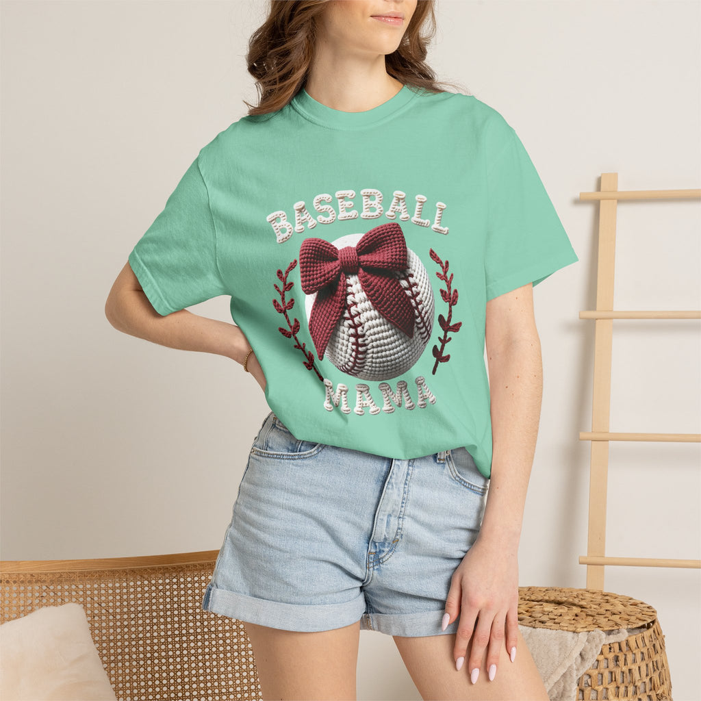 Bow Baseball Mom Tee
