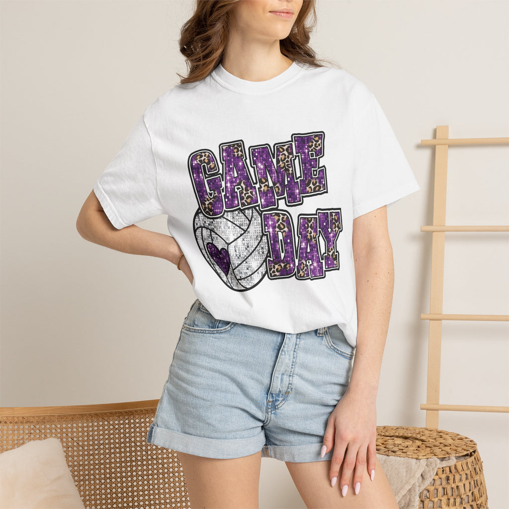 Game Day Volleyball T-Shirt — Purple Heart Athletic Tee