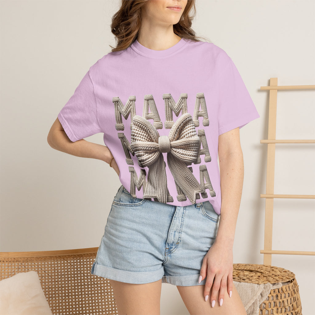 Cozy Knit Bow Mother's Day Tee