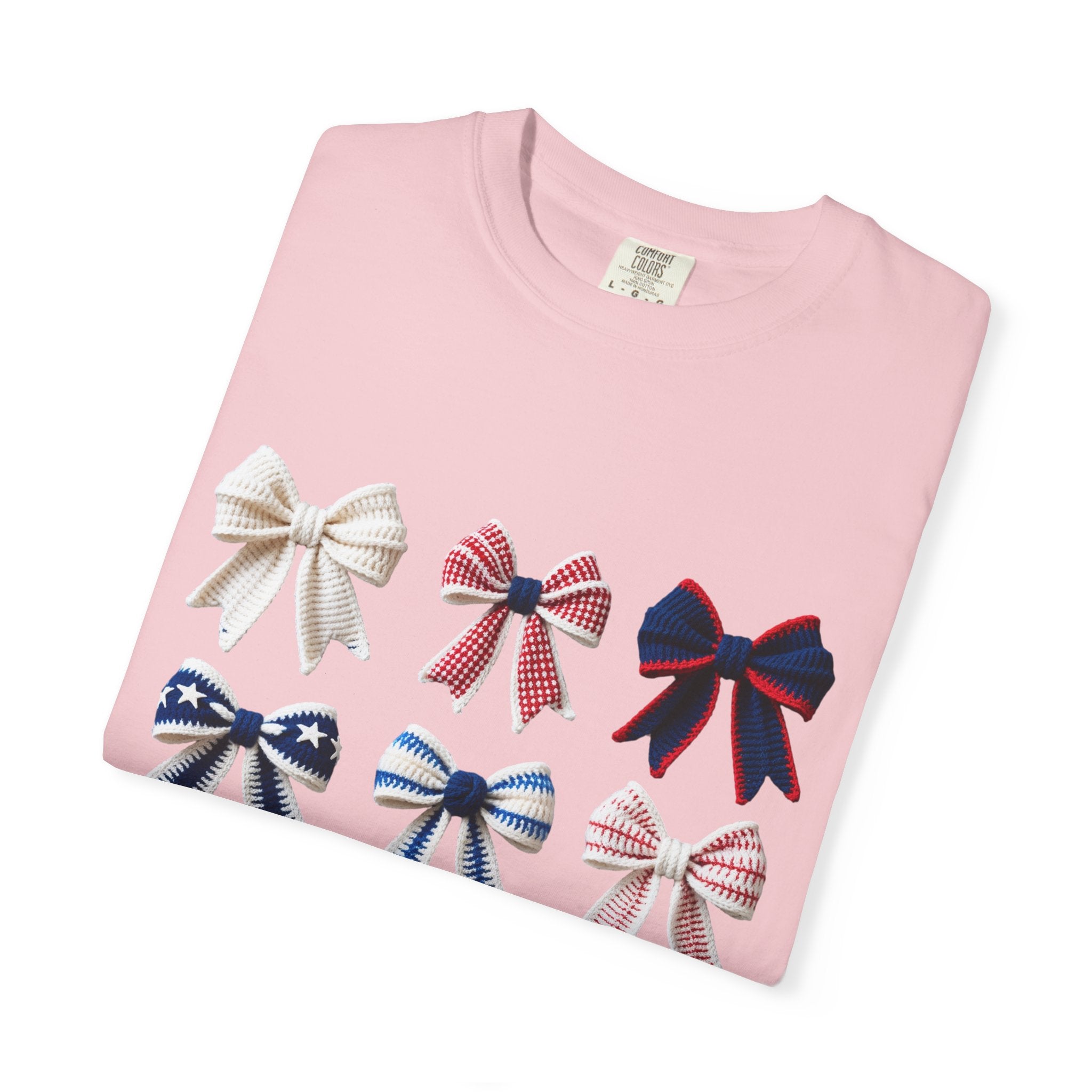 Bow Grid Graphic T-Shirt