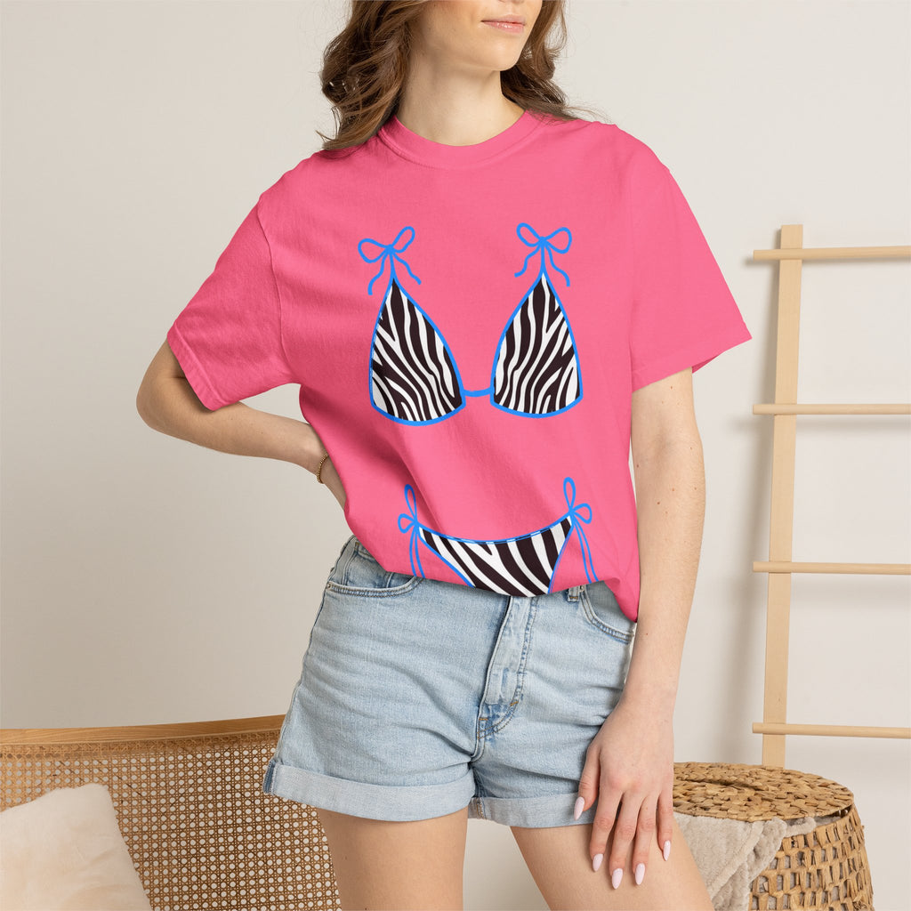 Zebra Bikini Graphic T-Shirt