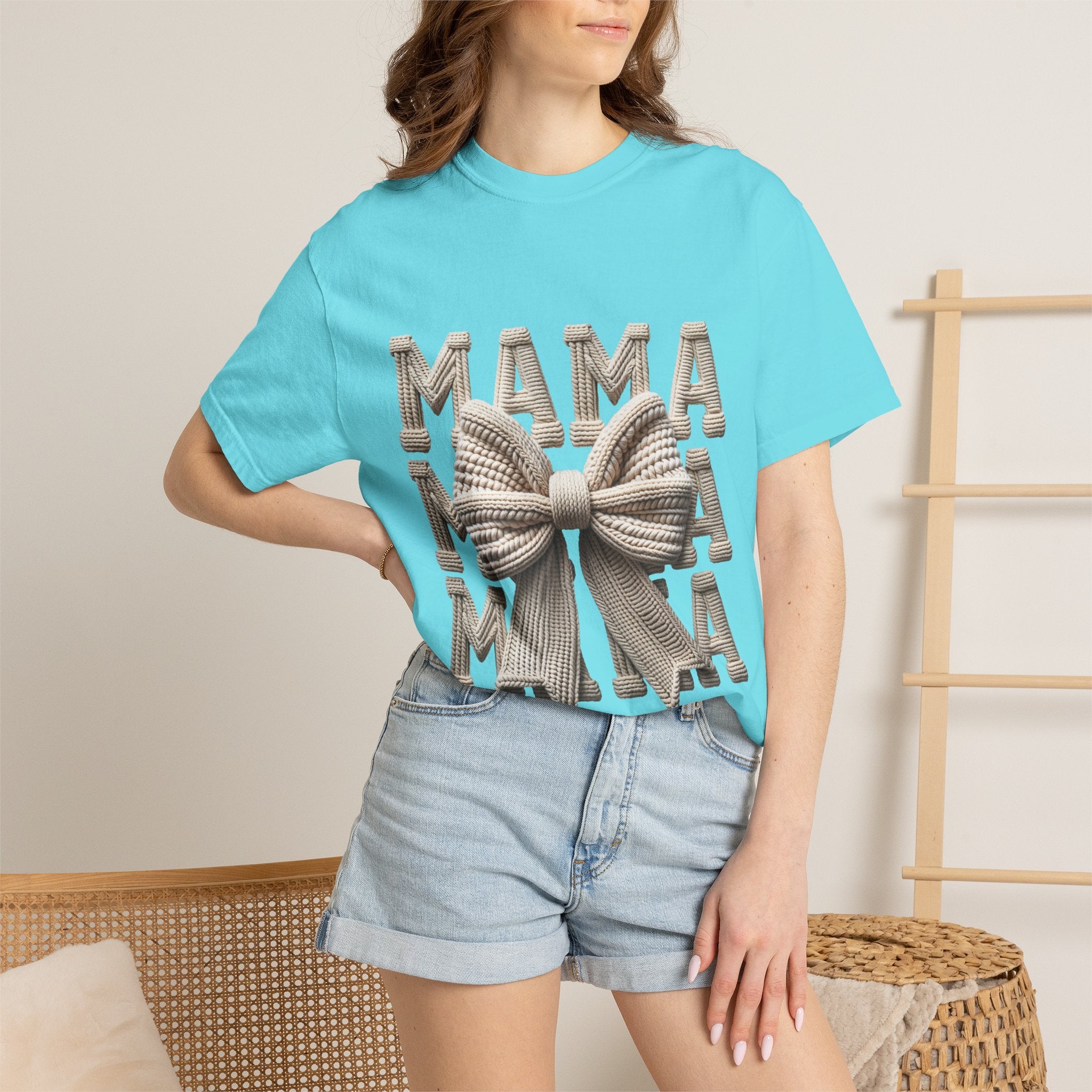 Cozy Knit Bow Mother's Day Tee