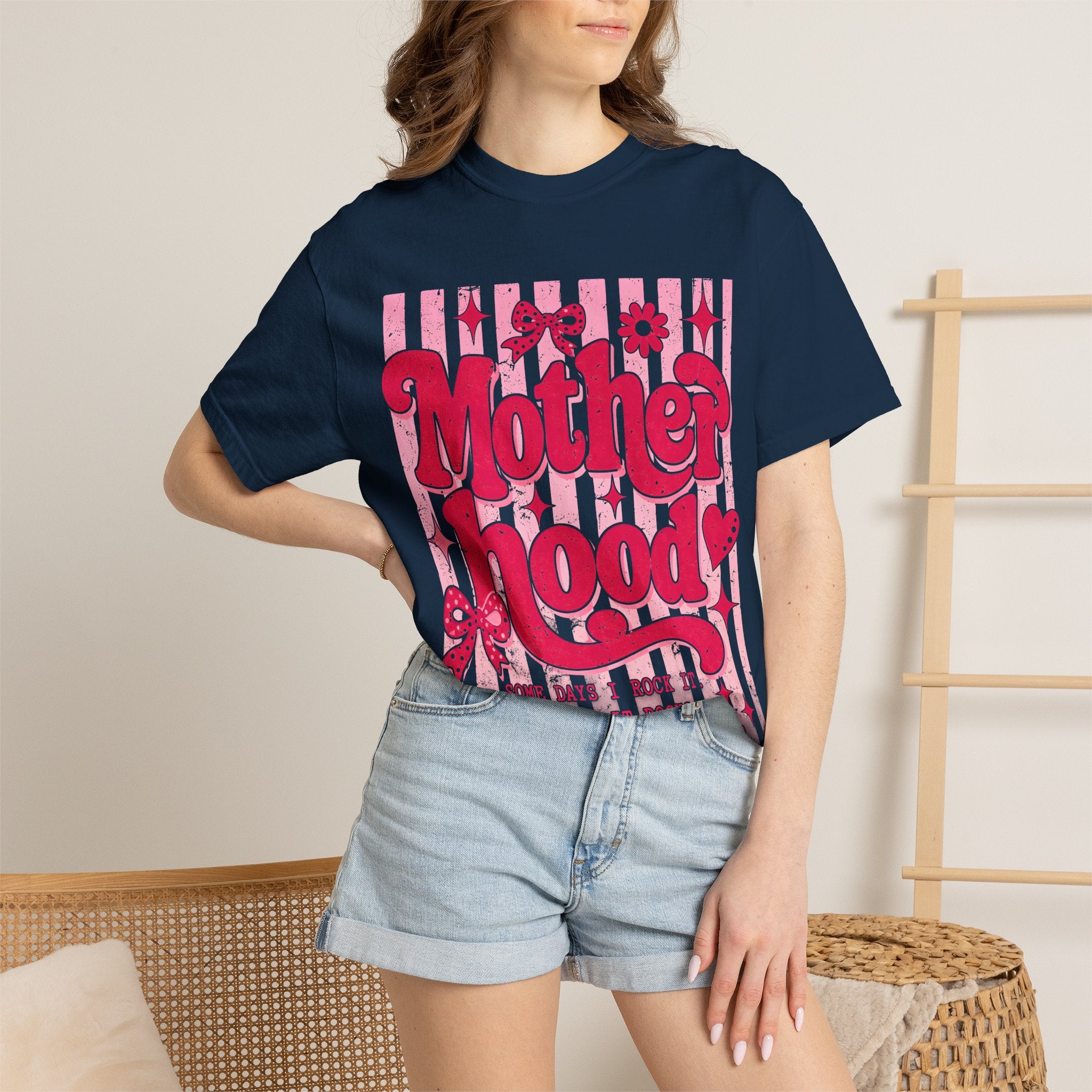 Motherhood Retro Graphic T-Shirt