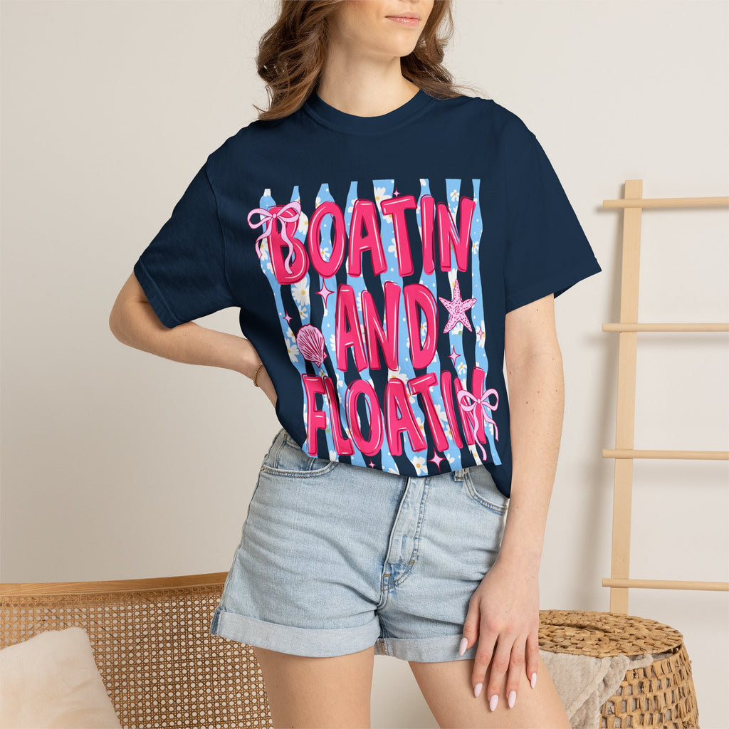 Boatin' and Floatin' Beach T-Shirt