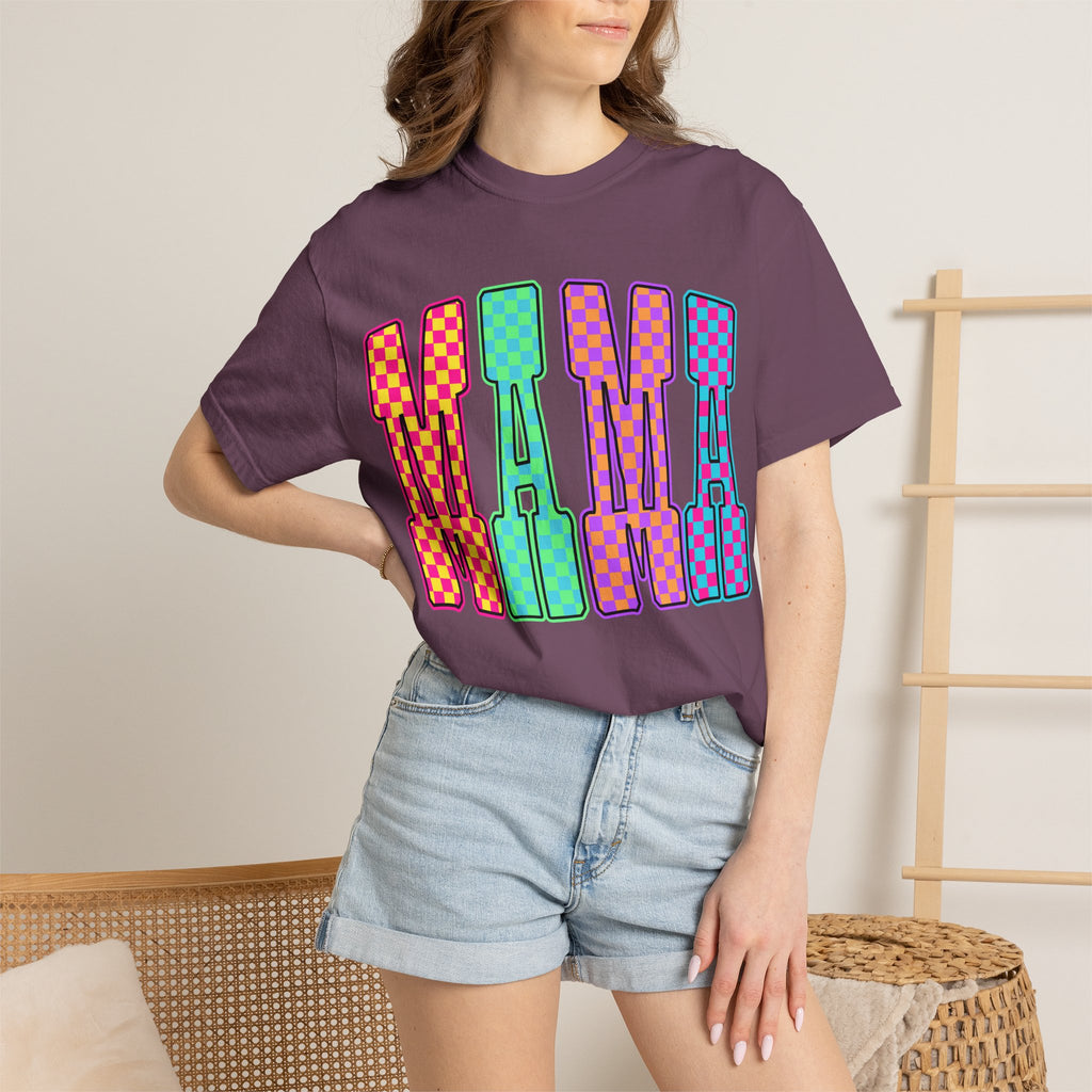 Mama Colorblock Graphic Tee