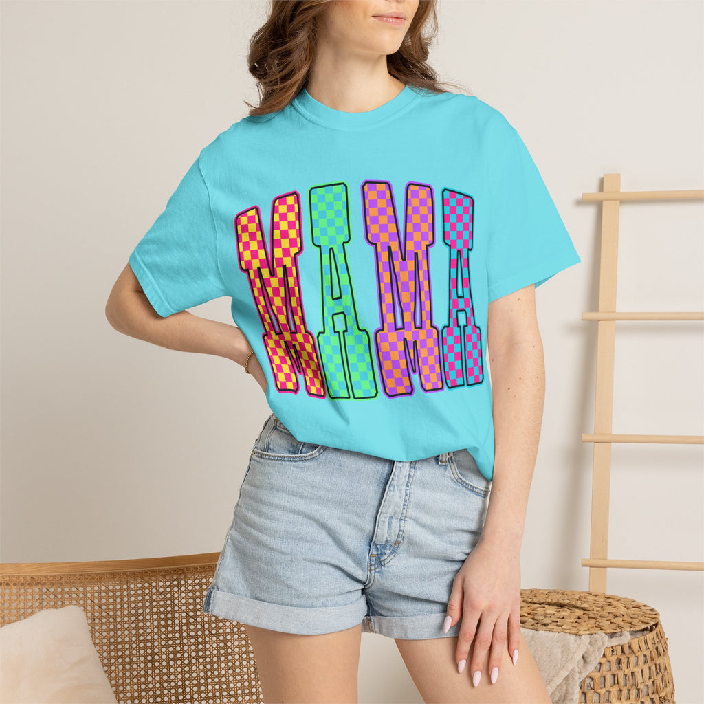 Mama Colorblock Graphic Tee