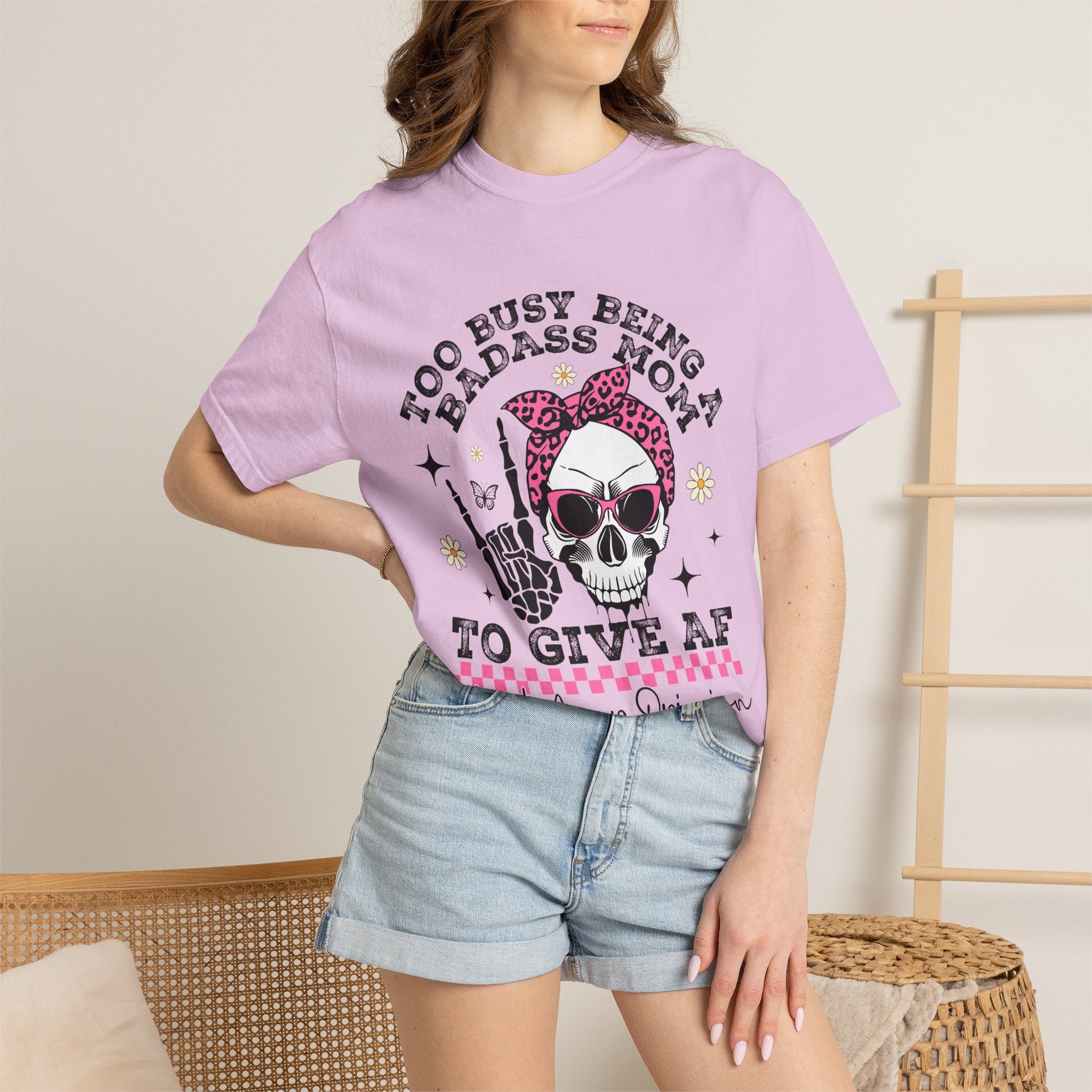 Badass Mom Skull T-Shirt