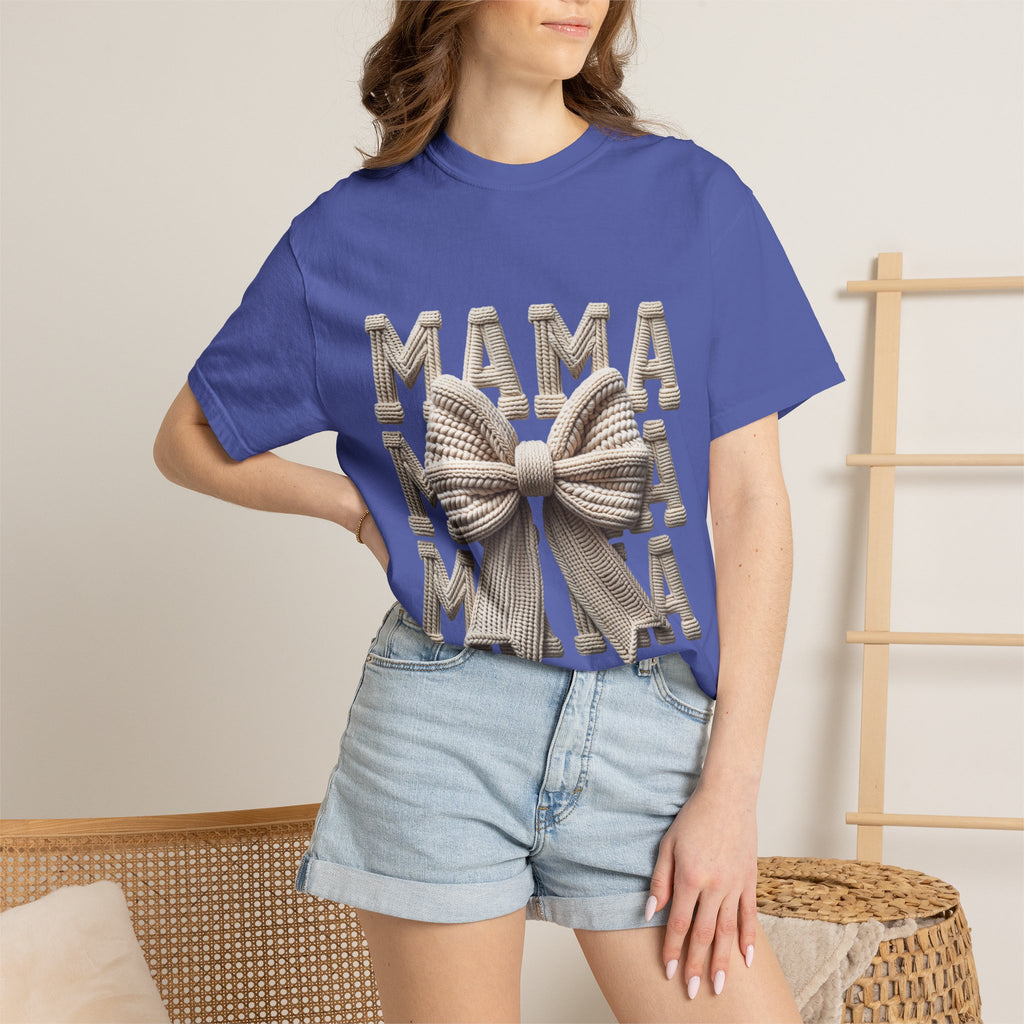 Cozy Knit Bow Mother's Day Tee