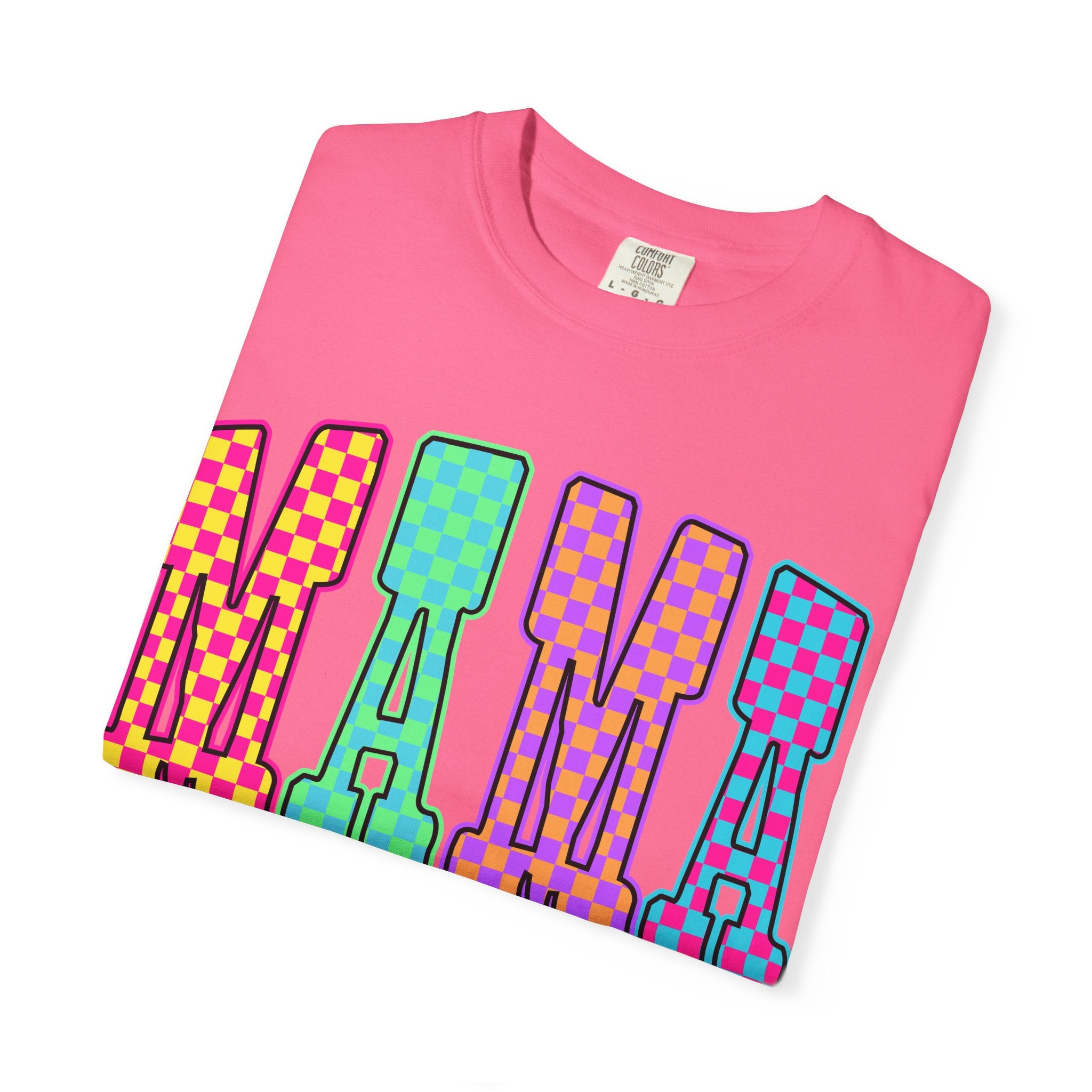 Mama Colorblock Graphic Tee