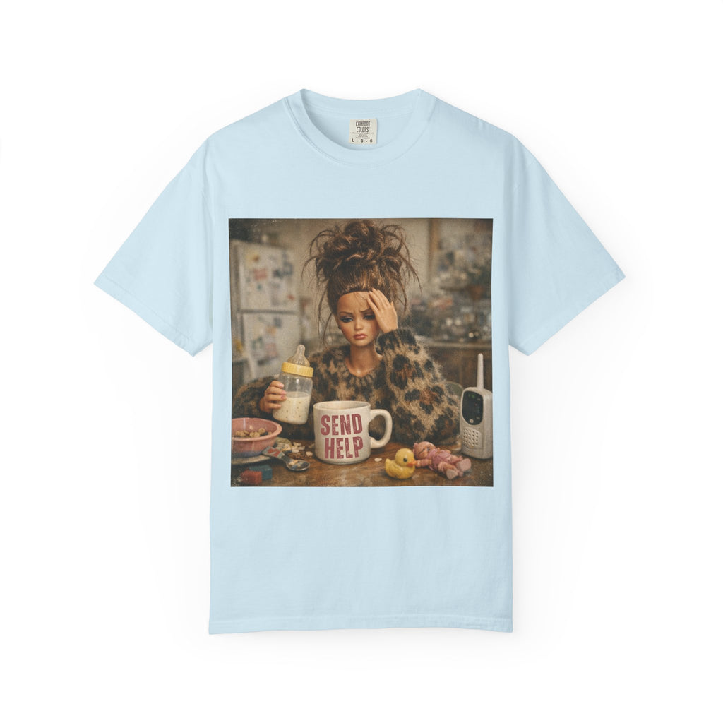 Send Help Morning Mess Graphic T-shirt