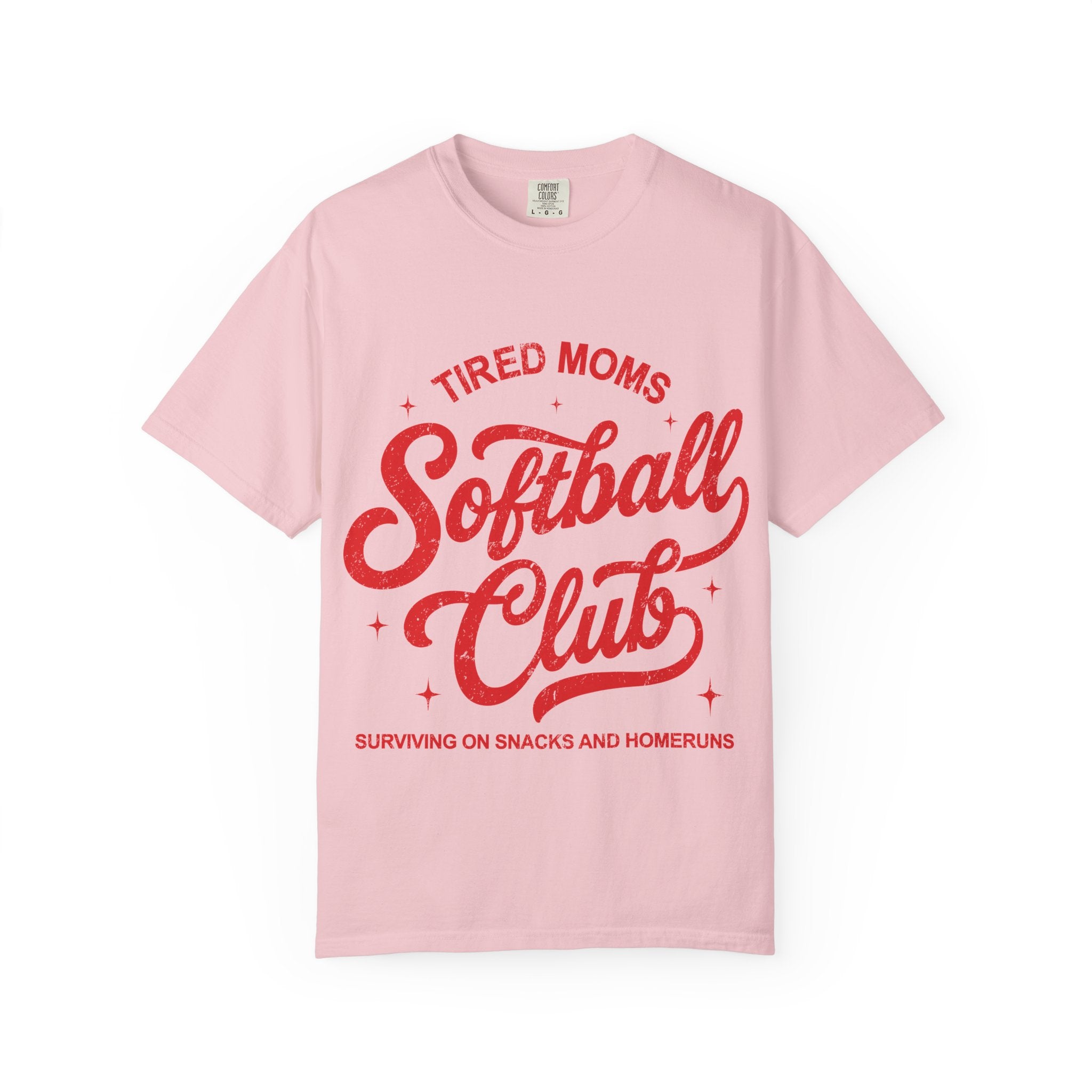 Tired Moms Softball Graphic T-shirt