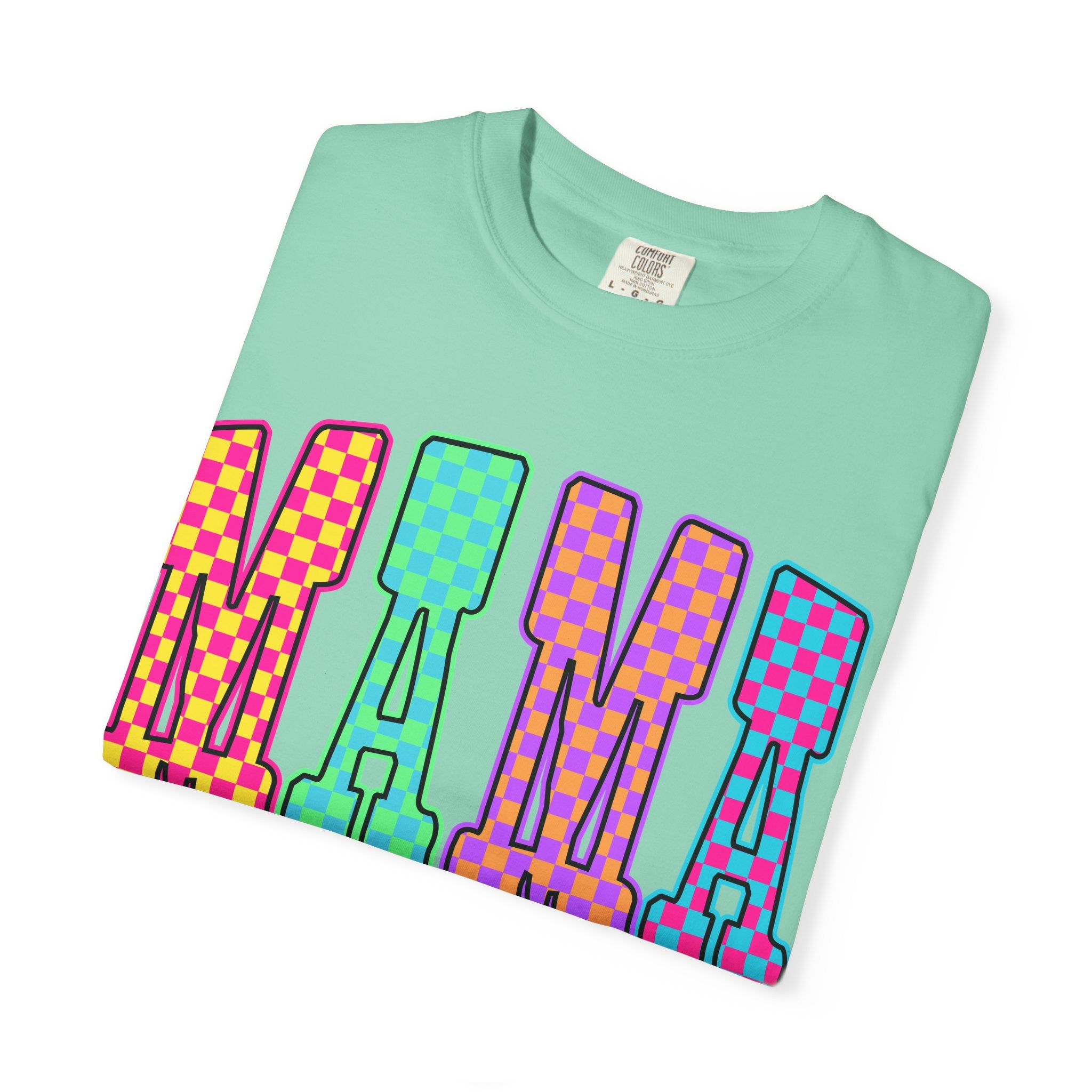 Mama Colorblock Graphic Tee