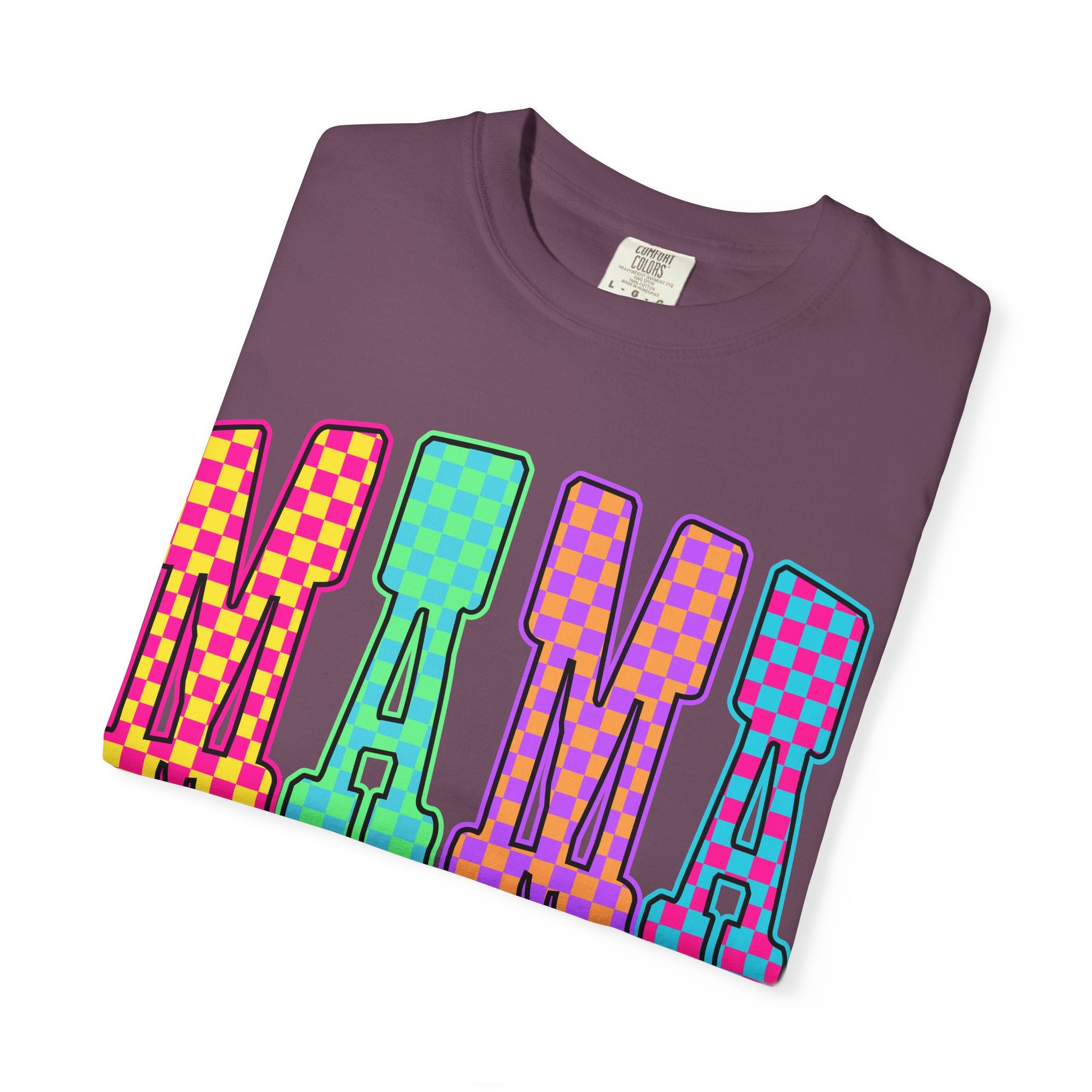 Mama Colorblock Graphic Tee
