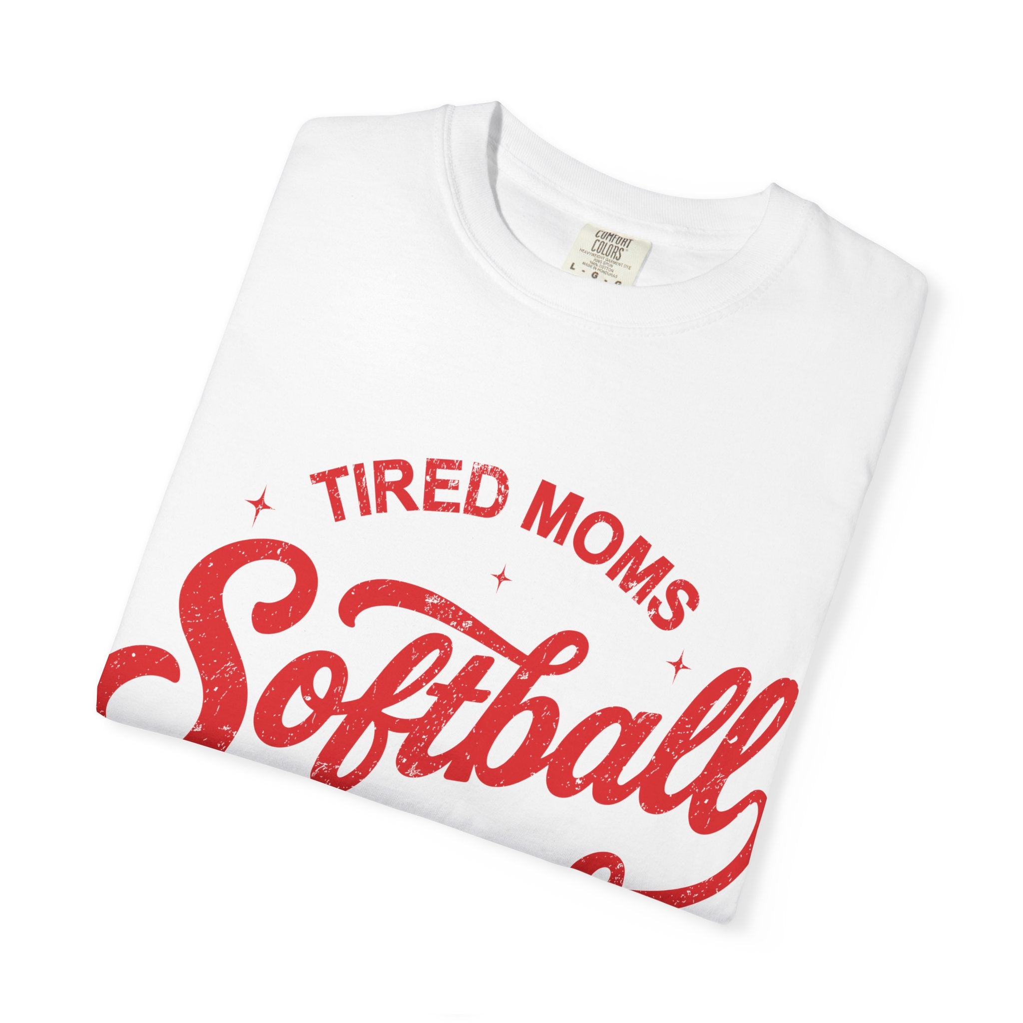 Tired Moms Softball Graphic T-shirt