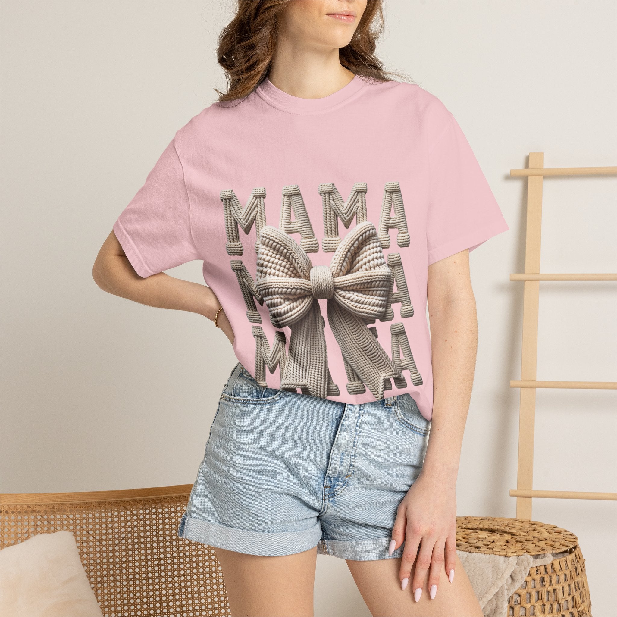 Cozy Knit Bow Mother's Day Tee