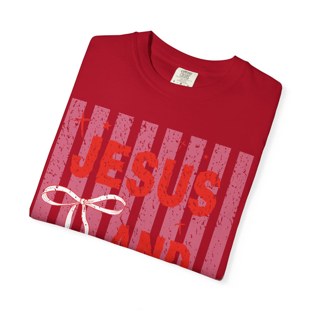Jesus and Softball Graphic T-shirt