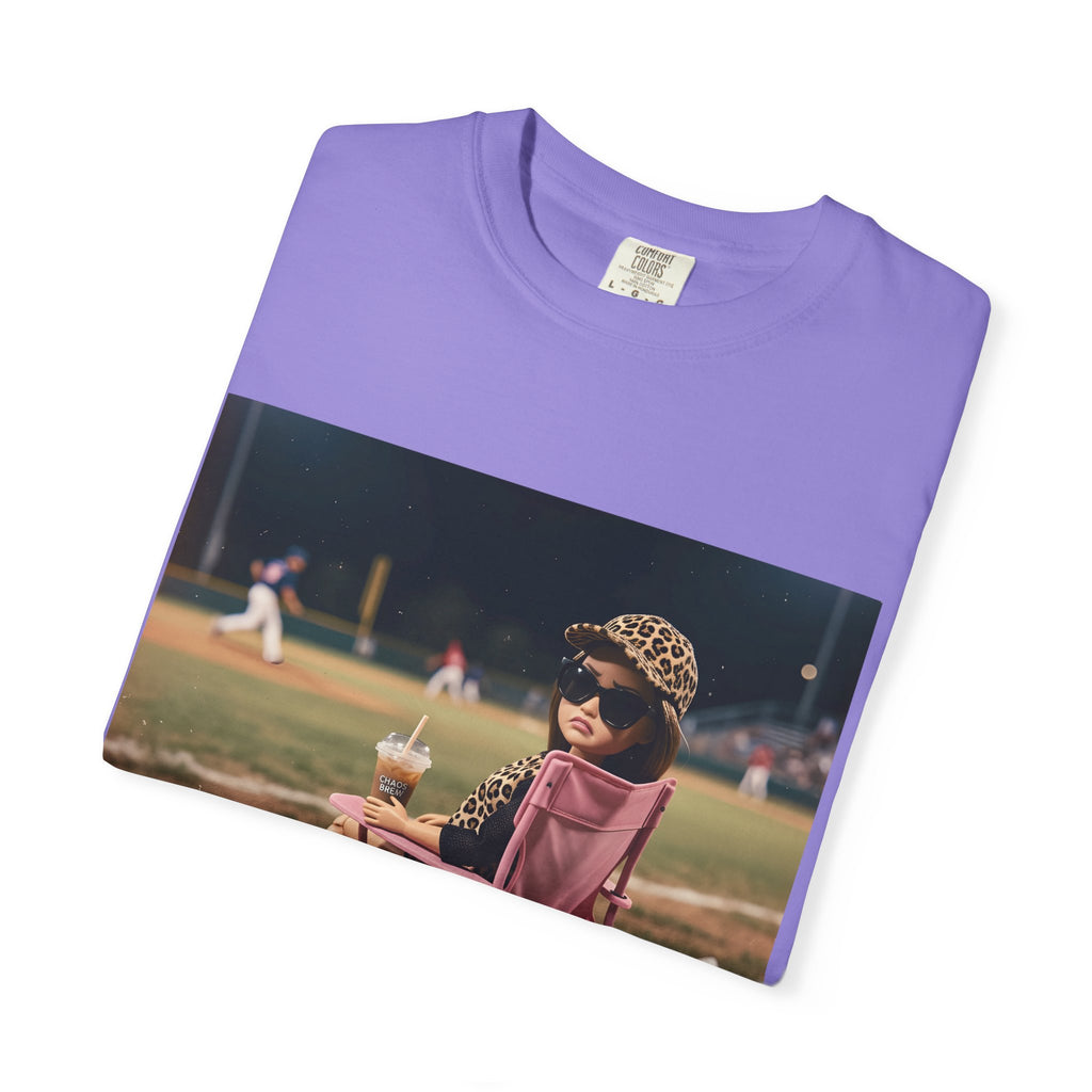 I Live Here Now at Baseball Field Graphic T-shirt