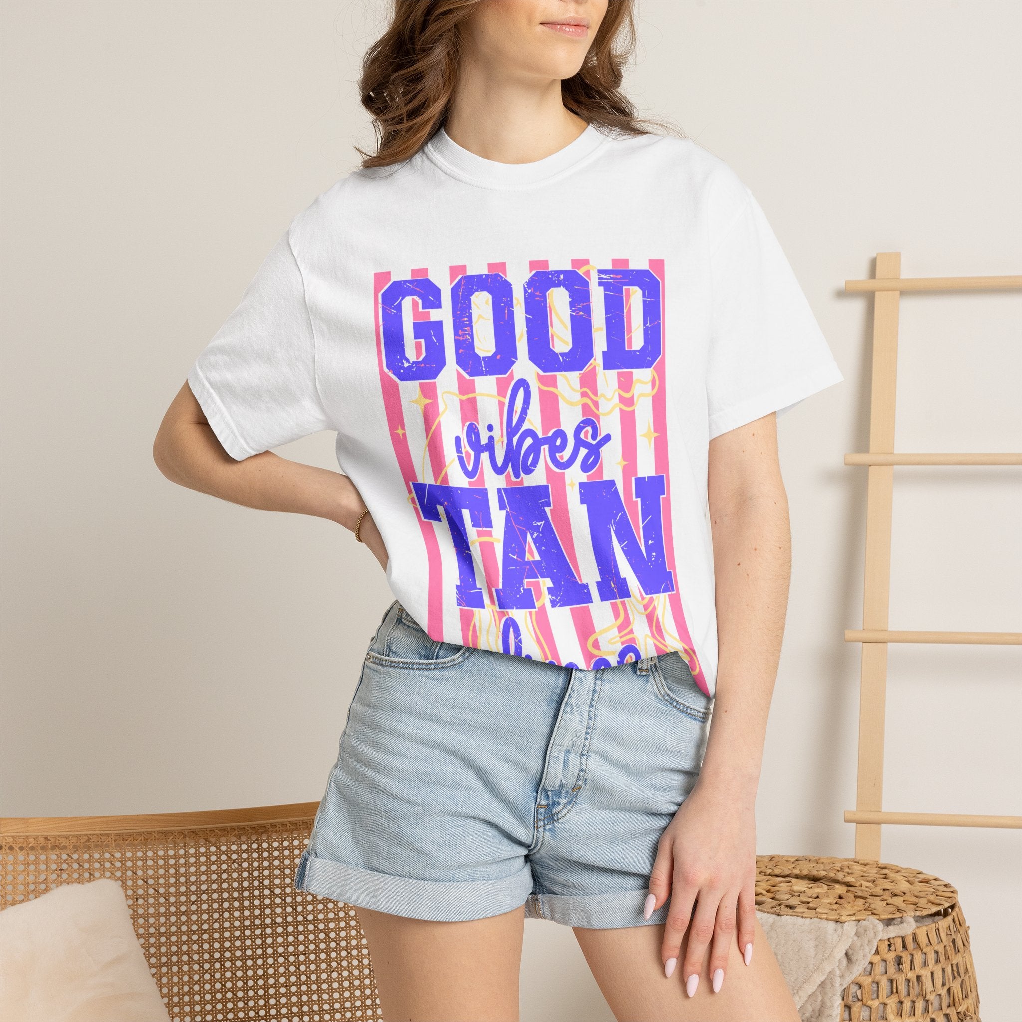 Good Vibes Tan Lines T-Shirt