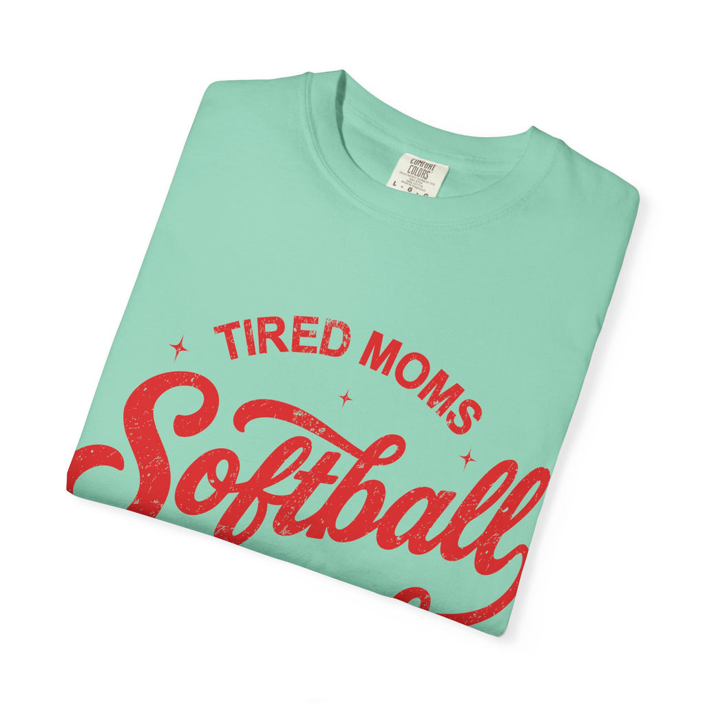 Tired Moms Softball Graphic T-shirt