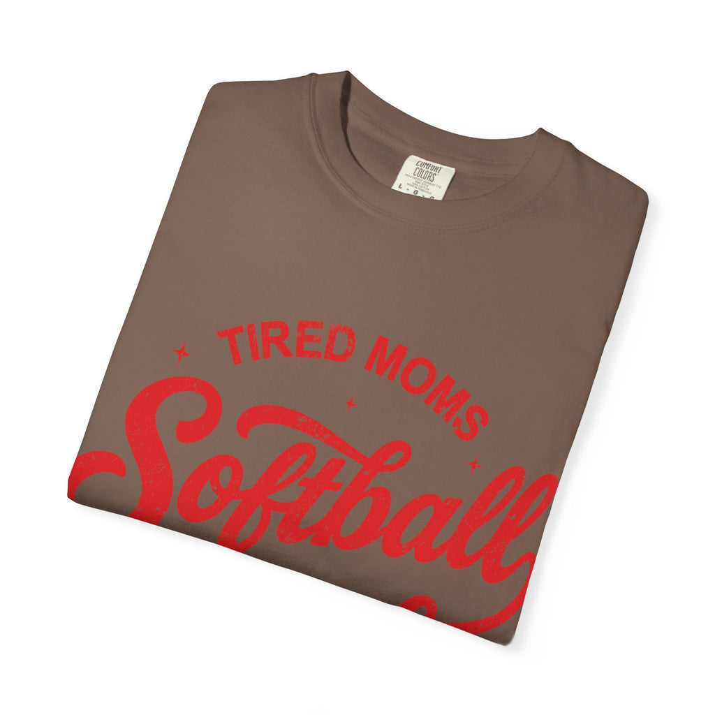 Tired Moms Softball Graphic T-shirt