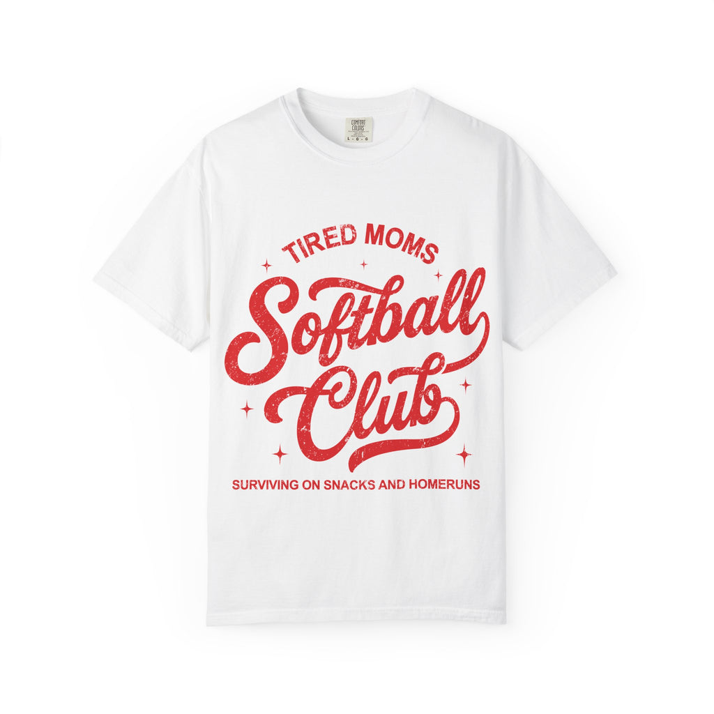 Tired Moms Softball Graphic T-shirt