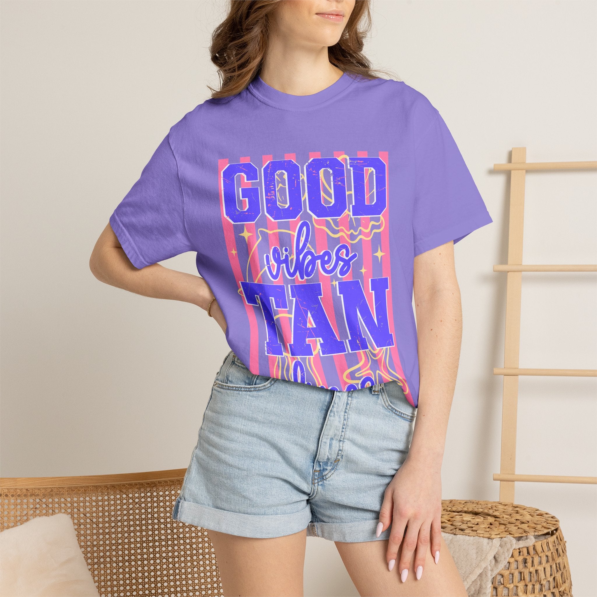 Good Vibes Tan Lines T-Shirt