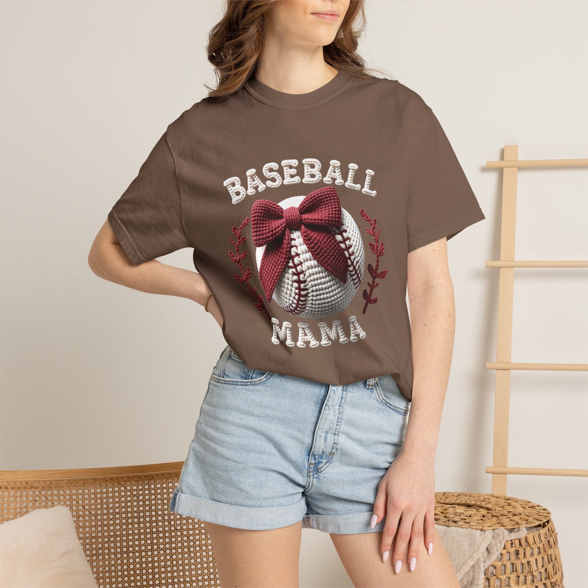 Bow Baseball Mom Tee
