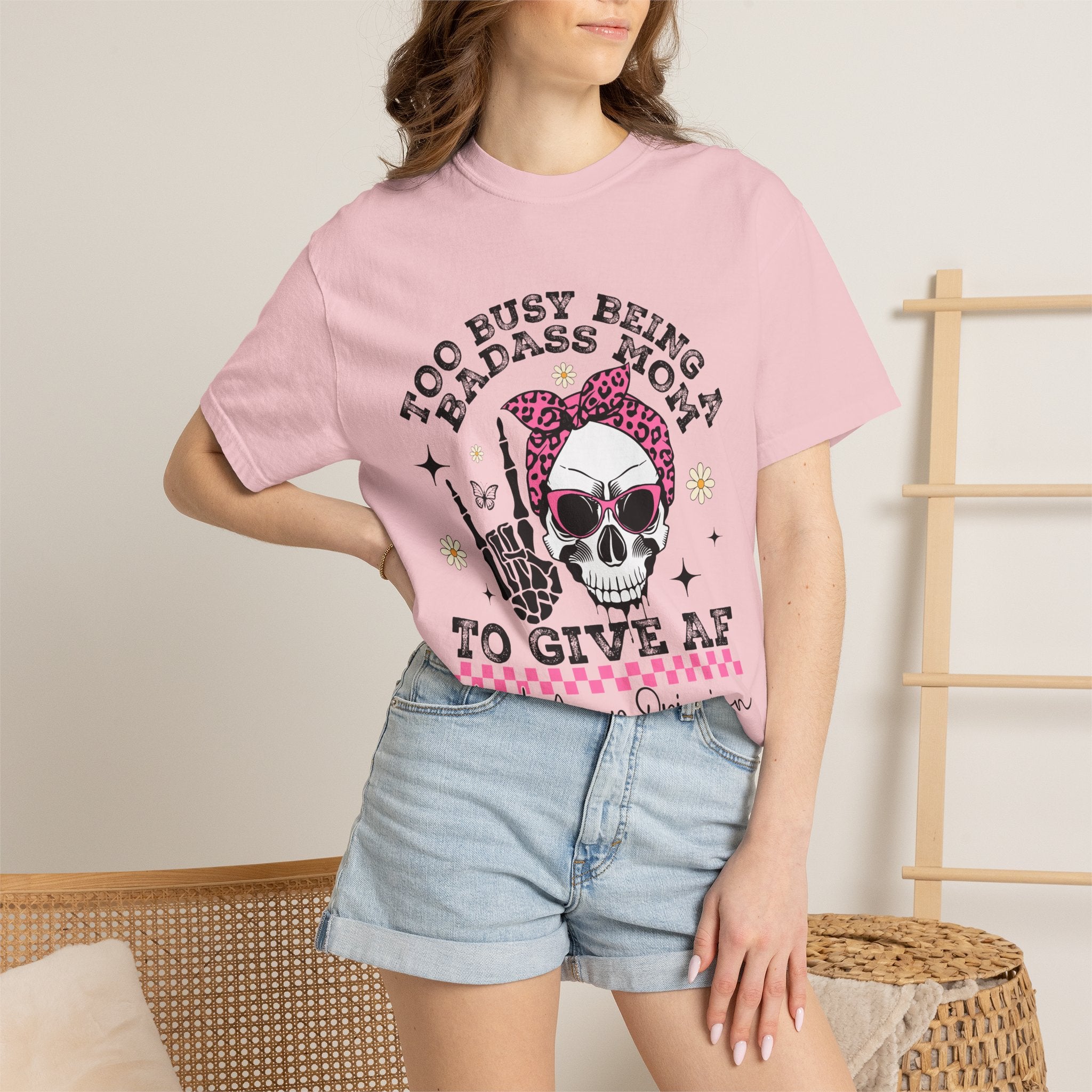 Badass Mom Skull T-Shirt