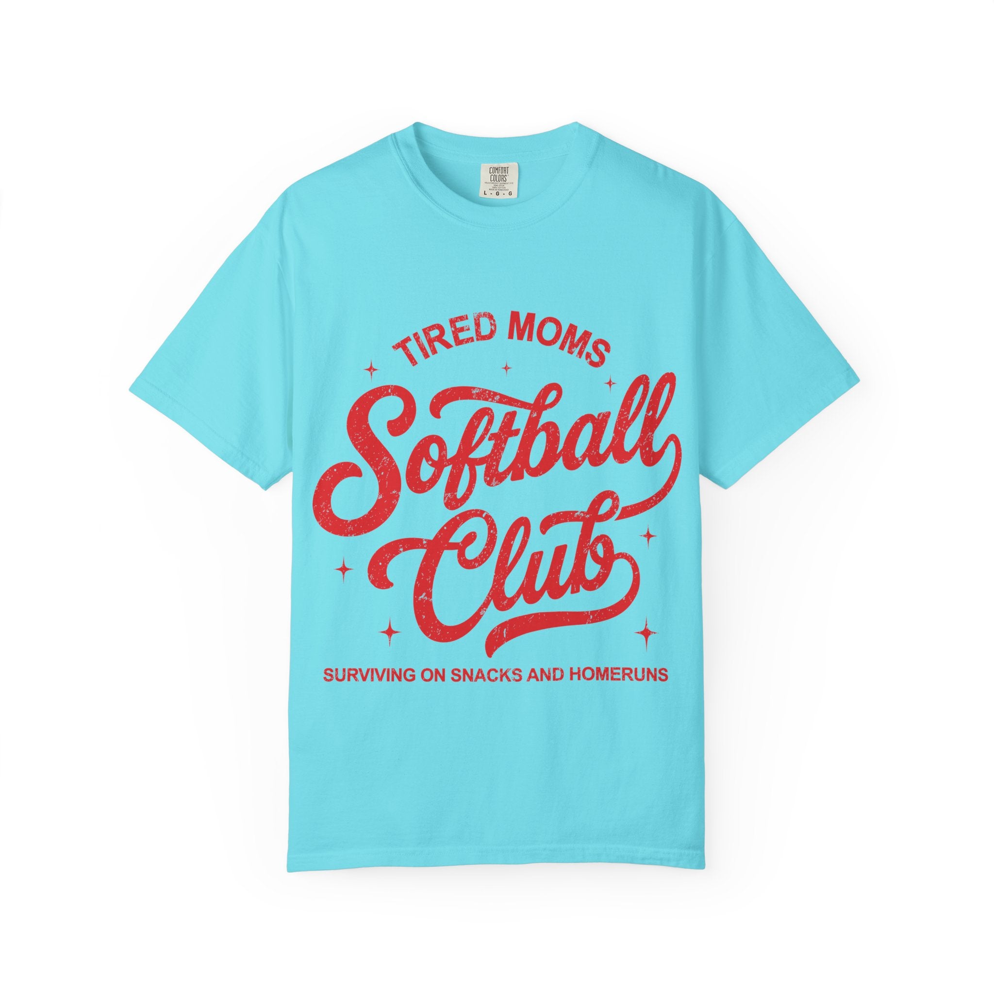 Tired Moms Softball Graphic T-shirt